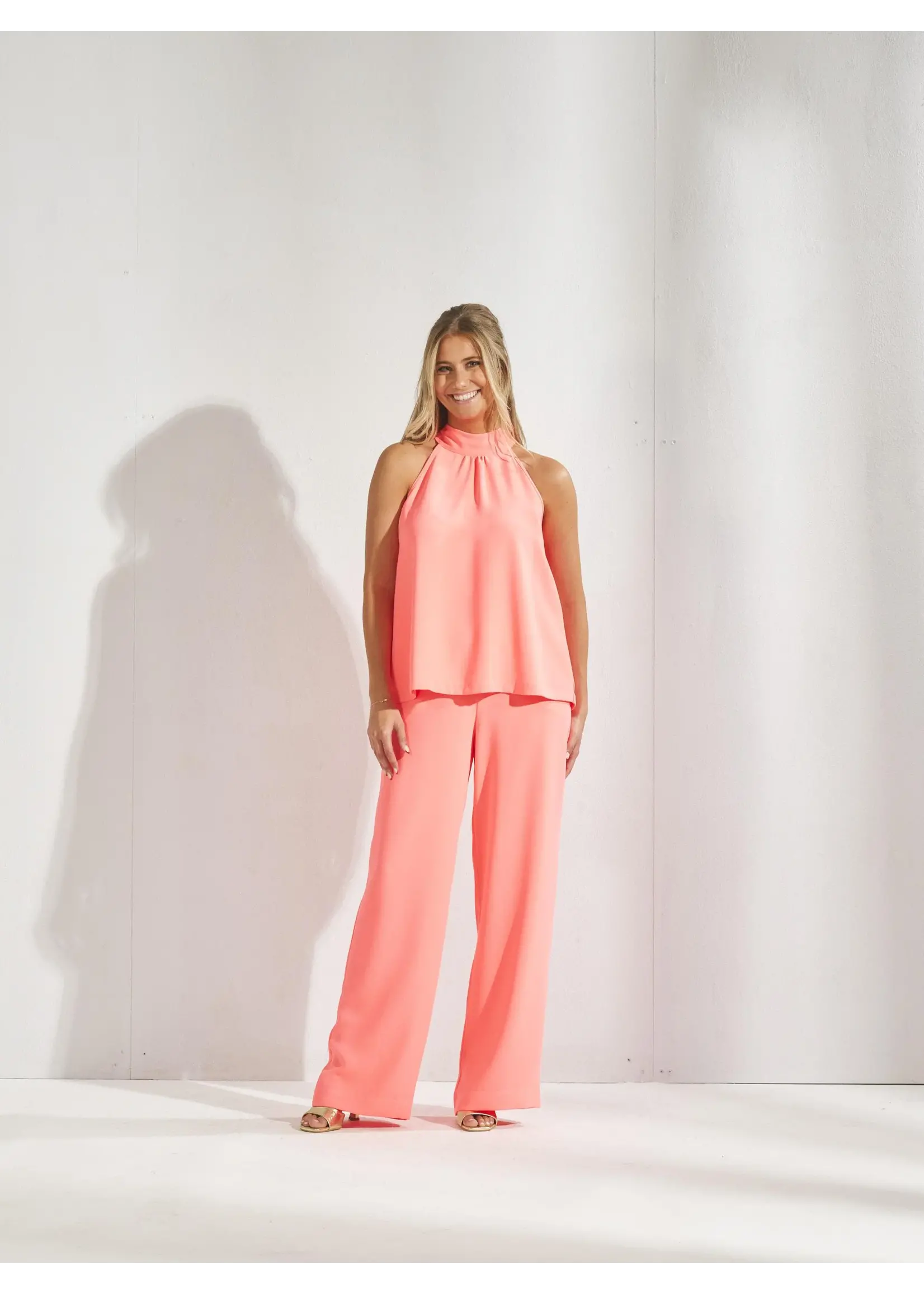 LaLotti LaLotti - Pipa Broek - Fluo Oranje