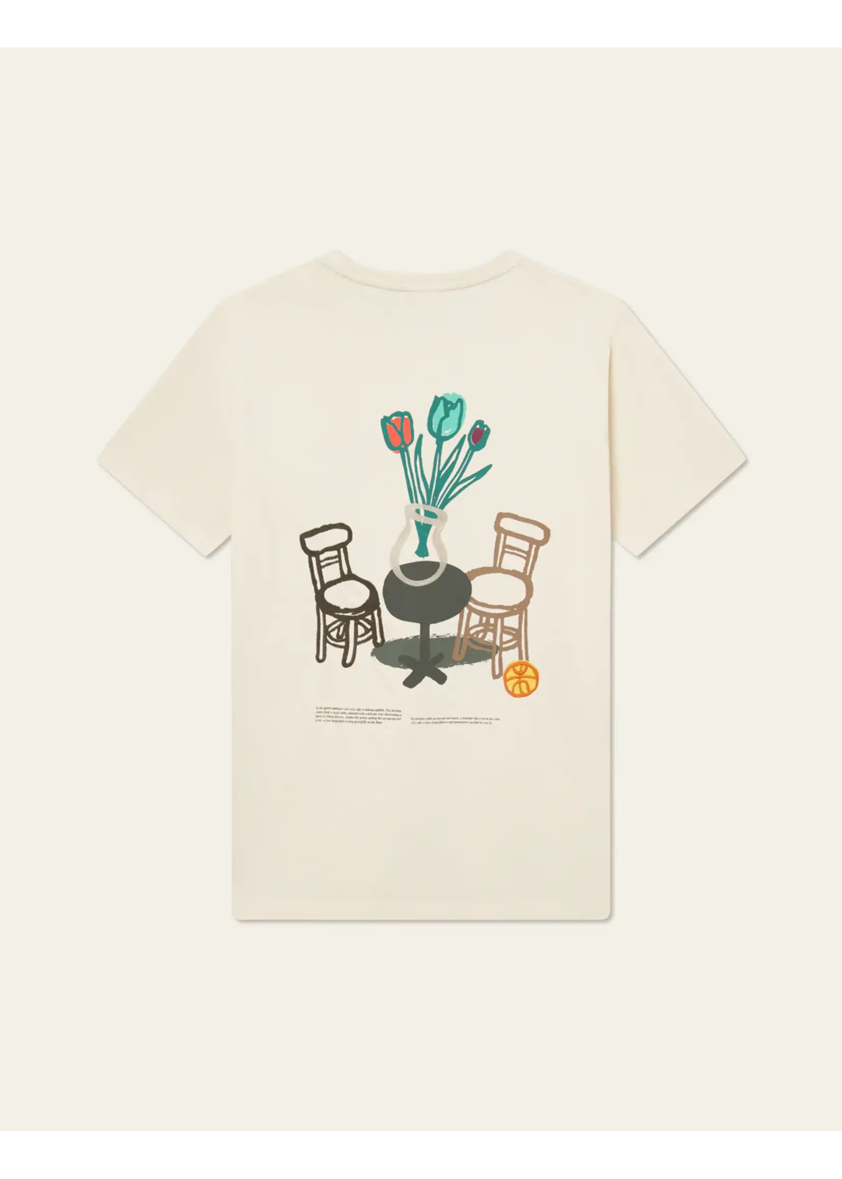 Les Deux Les Deux - Bruno Café T-Shirt - Light Ivory