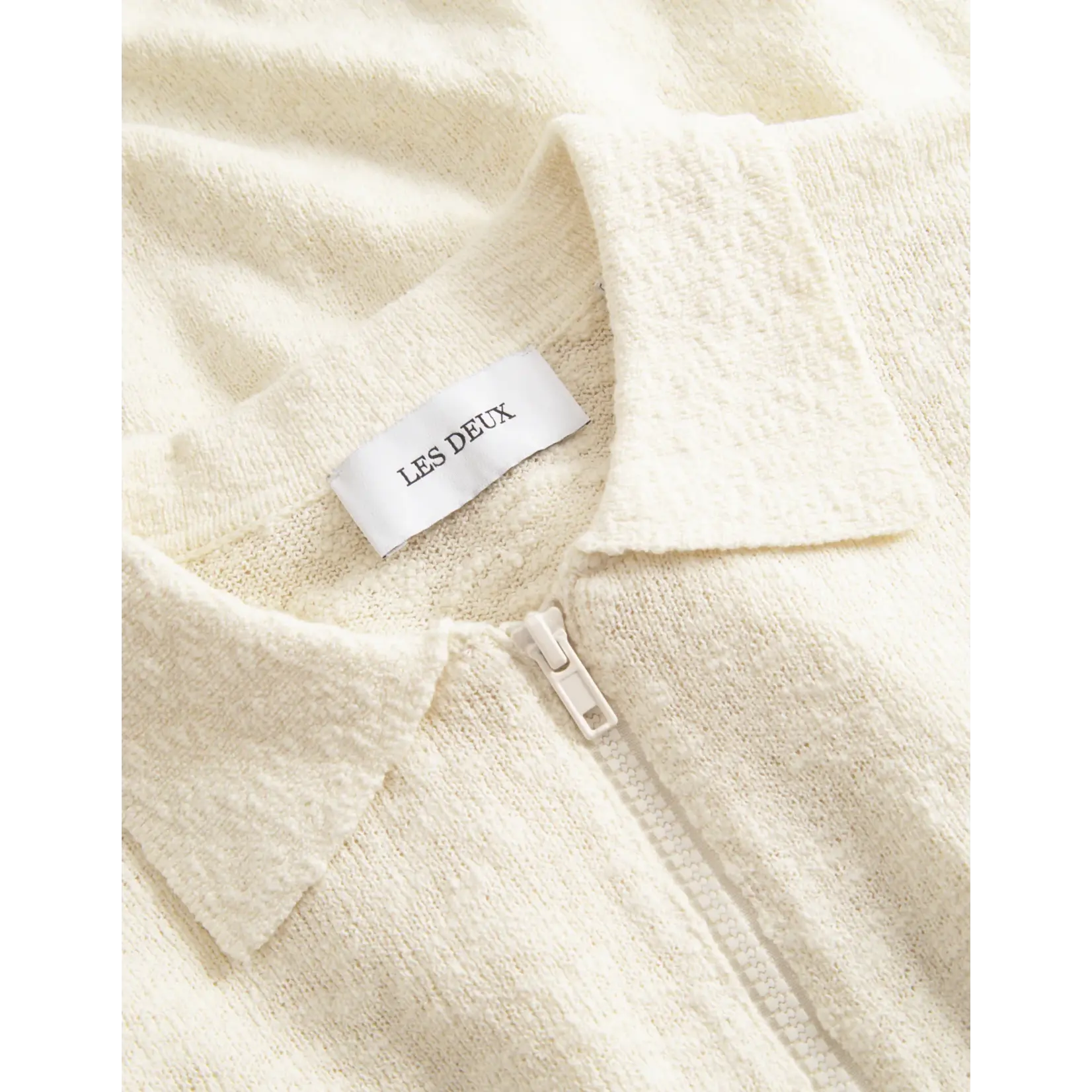 Les Deux Les Deux - Brad Zipper Polo - Ivory