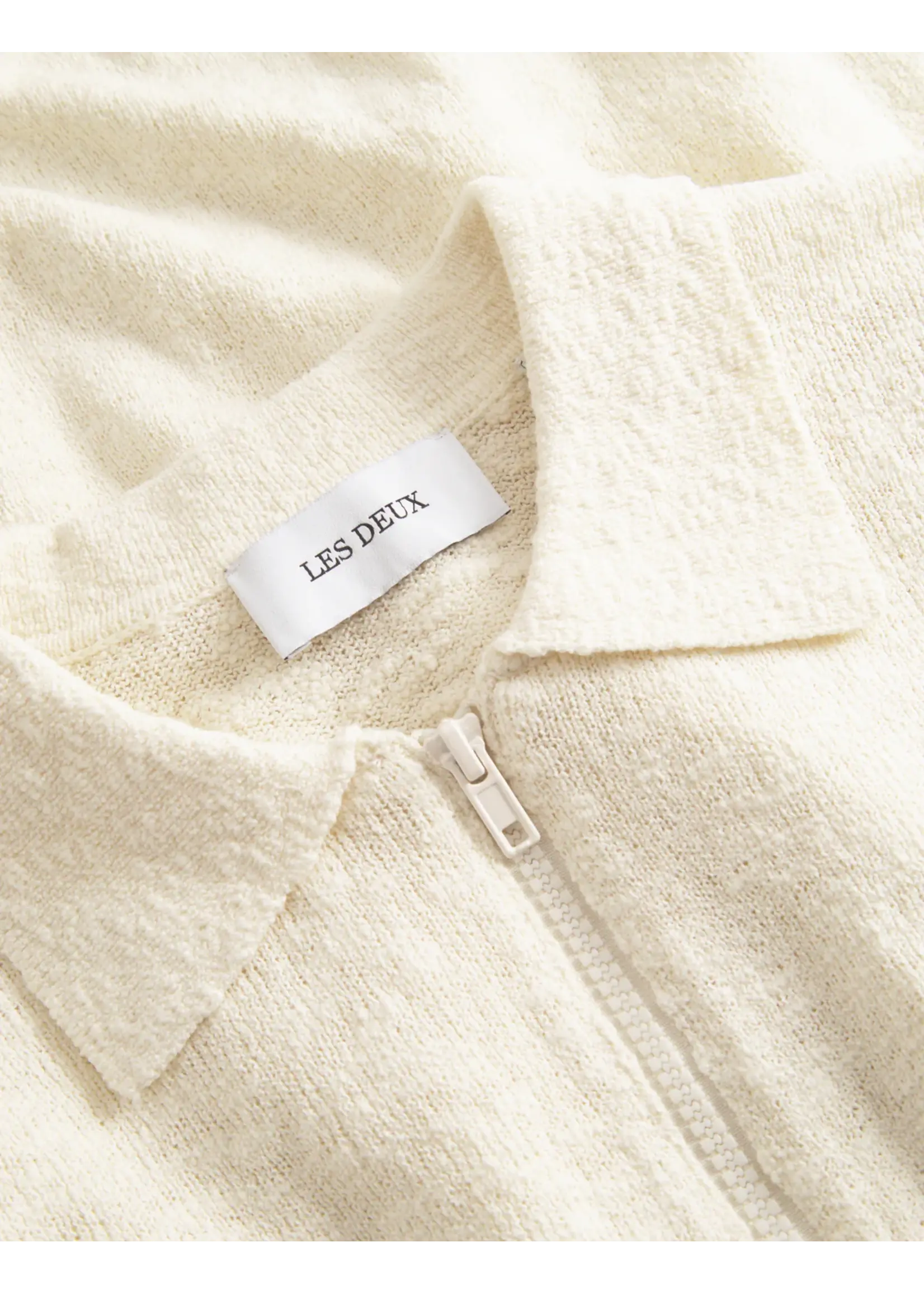 Les Deux Les Deux - Brad Zipper Polo - Ivory