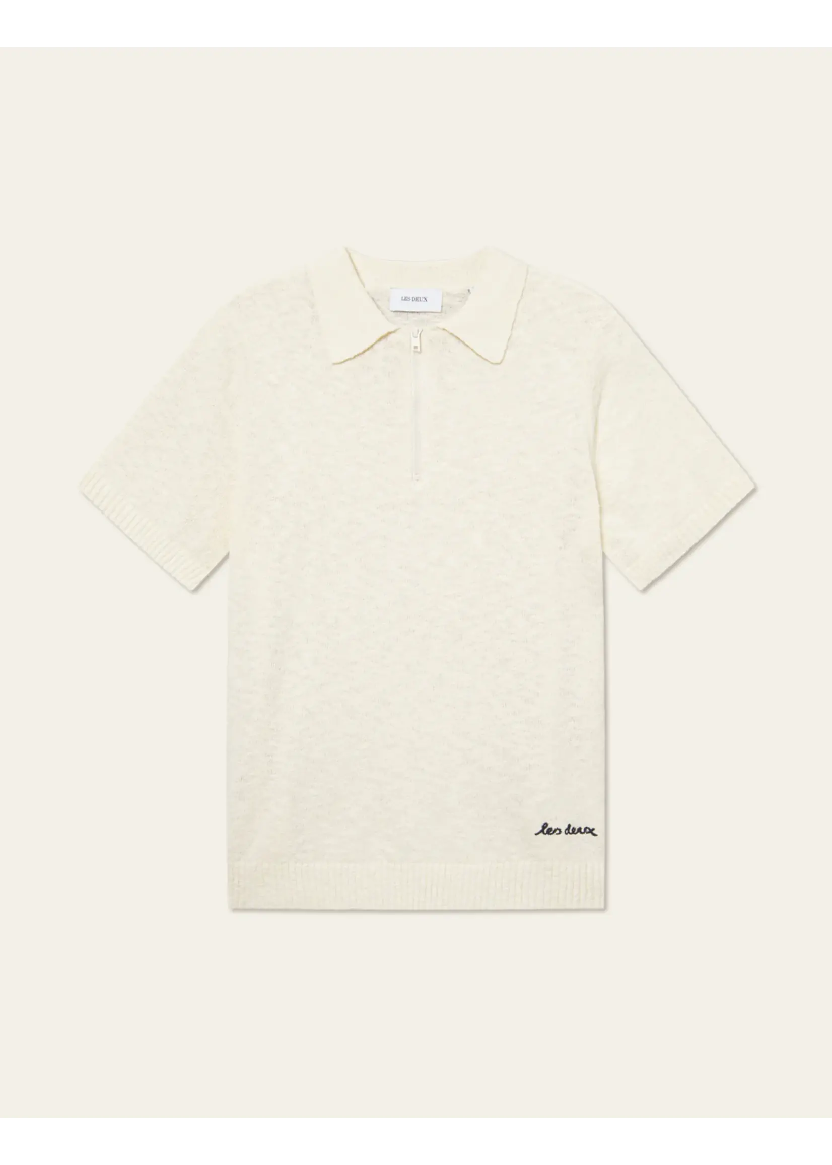 Les Deux Les Deux - Brad Zipper Polo - Ivory