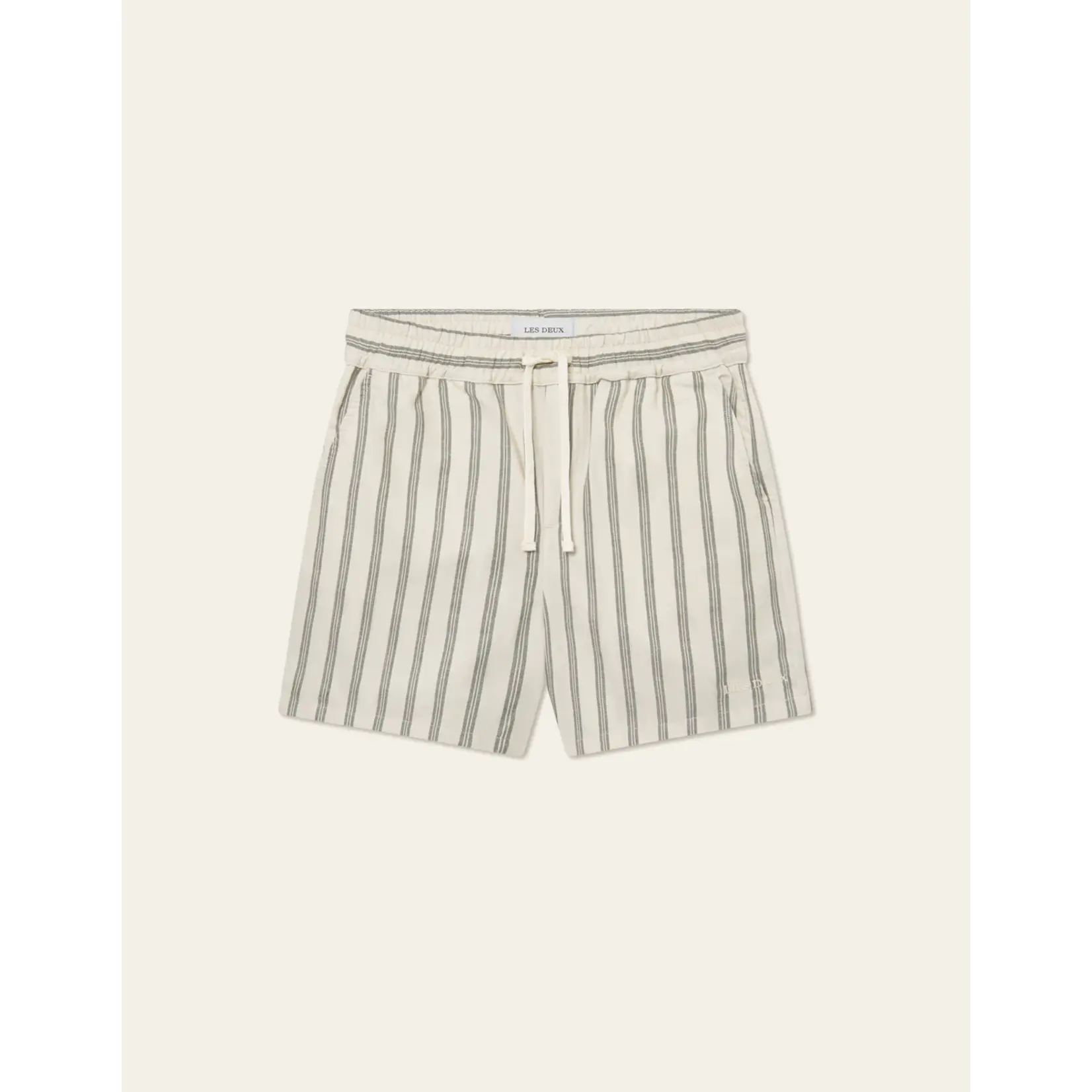 Les Deux Les Deux - Lawson Short - Ivory/Chive Green