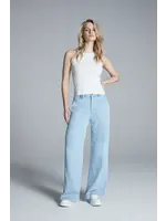 Homage Homage - Flowy Wide Leg Jeans - Light Soft Blue