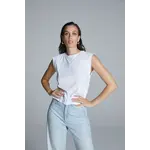 Homage Homage - Top met plooien - Wit