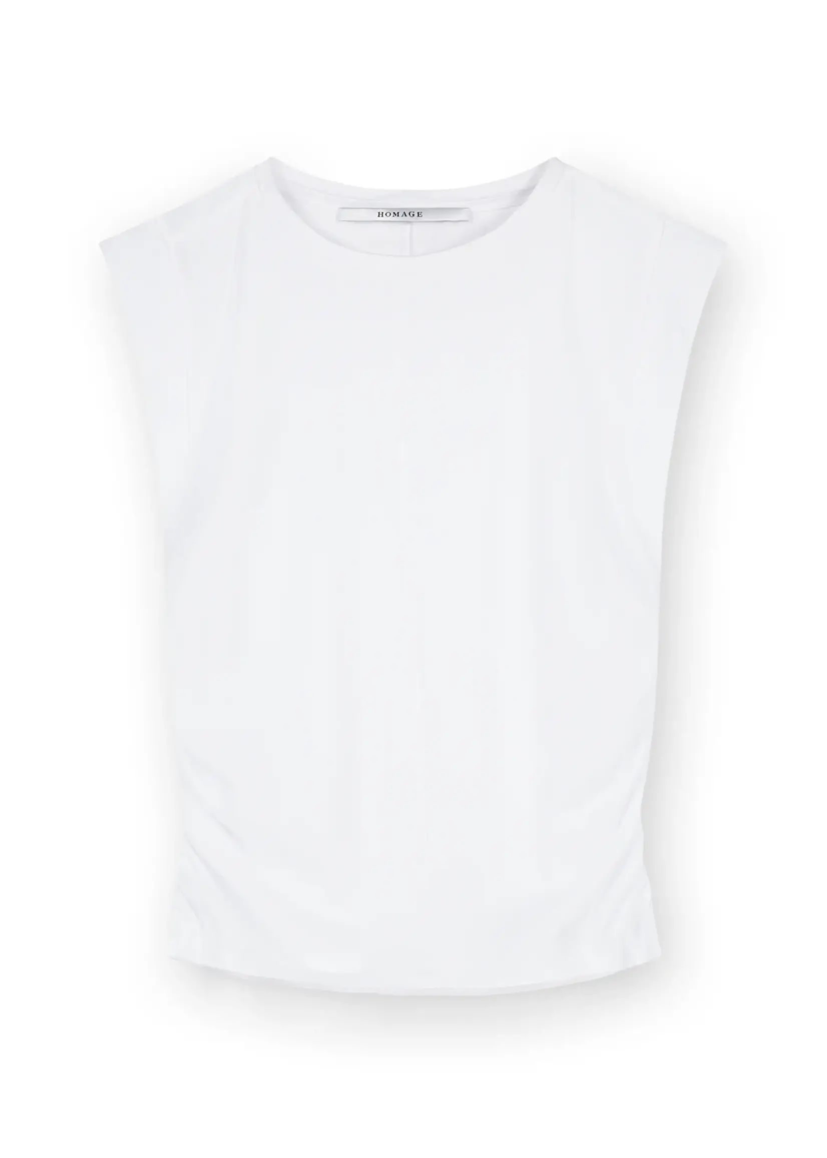 Homage Homage - Top met plooien - Wit