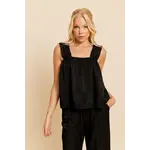 Rut&Circle Rut&Circle - Leonora Top - Zwart