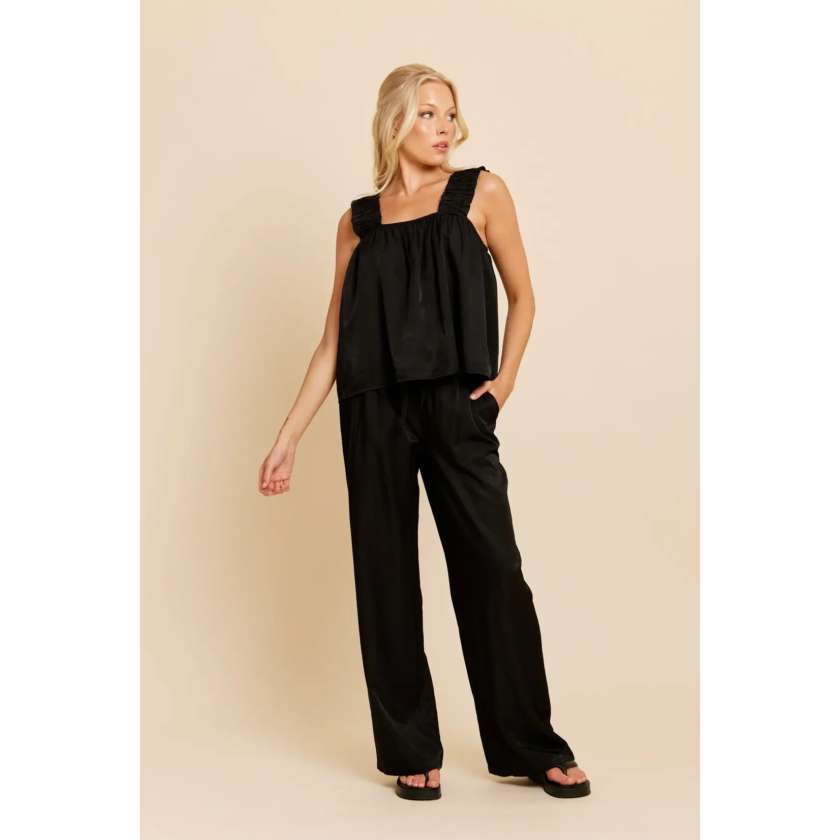 Rut&Circle Rut&Circle - Leonora Top - Zwart