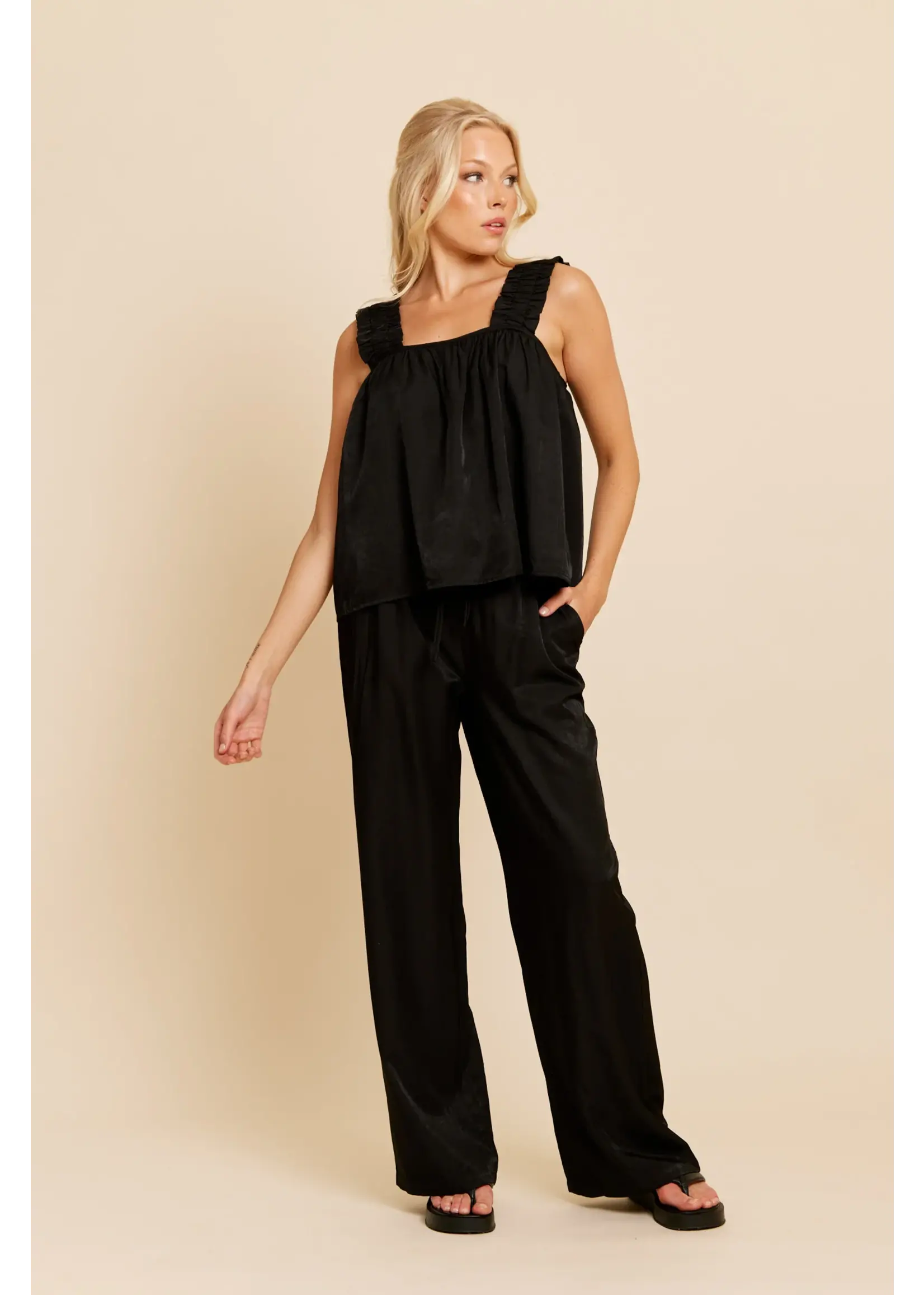 Rut&Circle Rut&Circle - Leonora Top - Zwart