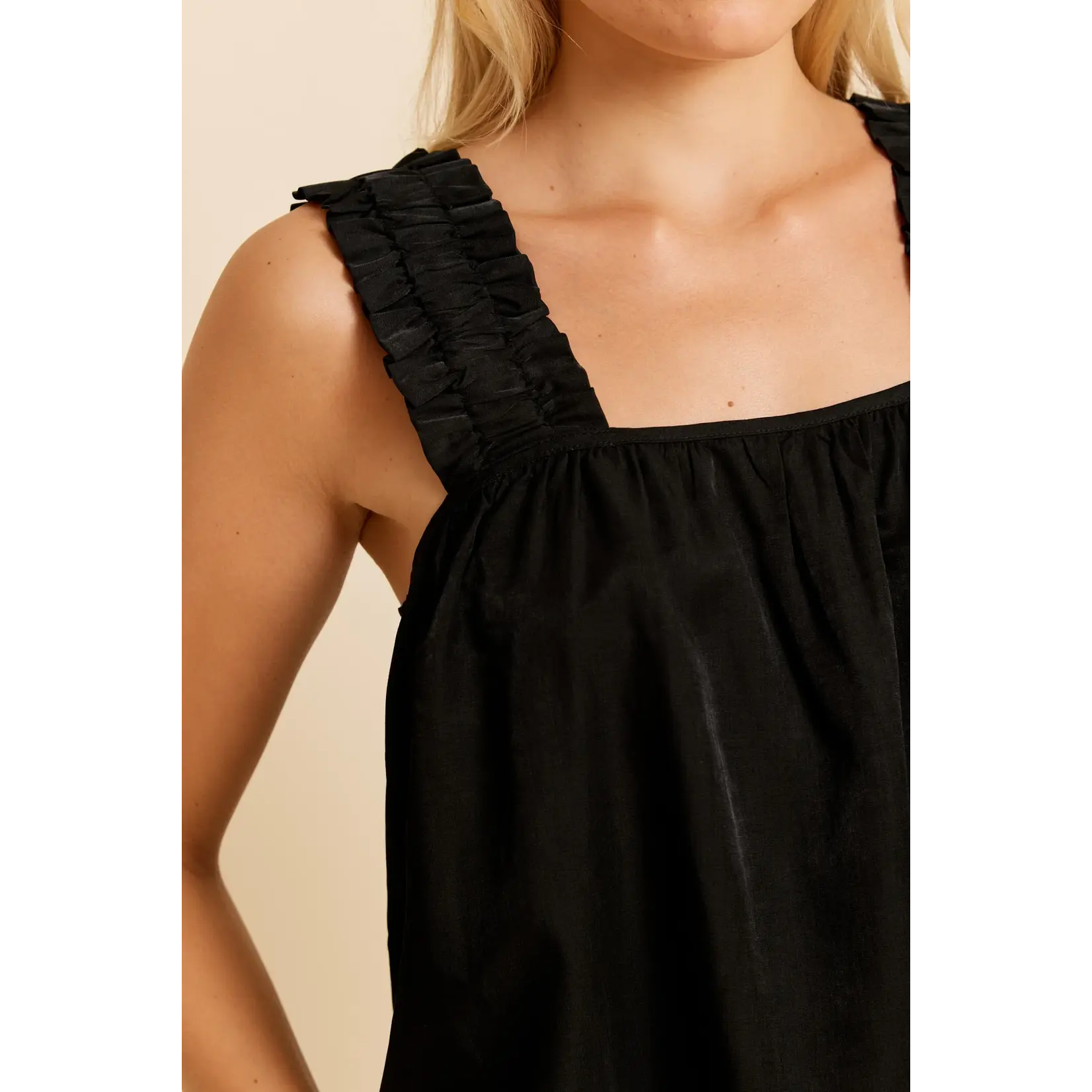 Rut&Circle Rut&Circle - Leonora Top - Zwart