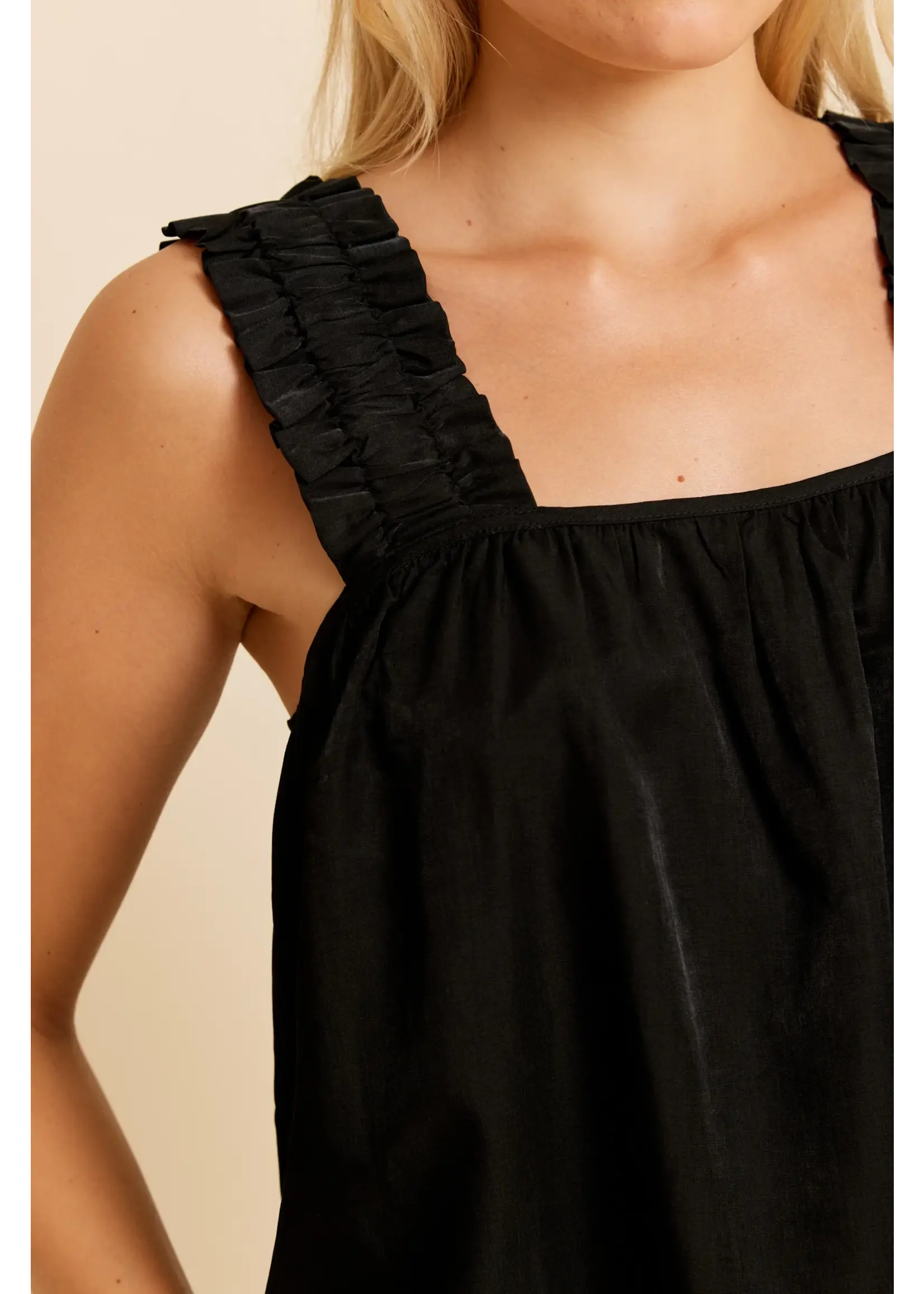 Rut&Circle Rut&Circle - Leonora Top - Zwart