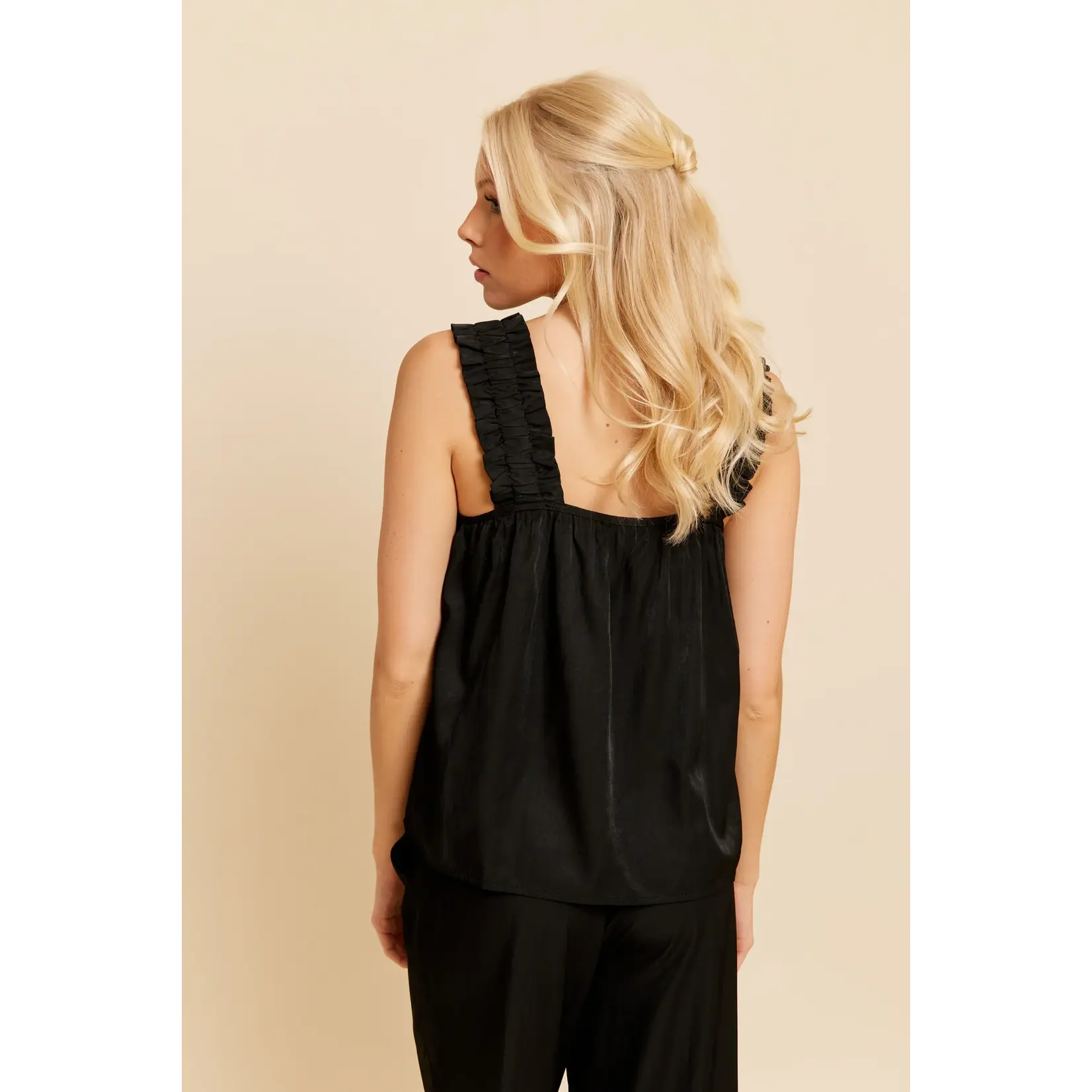 Rut&Circle Rut&Circle - Leonora Top - Zwart
