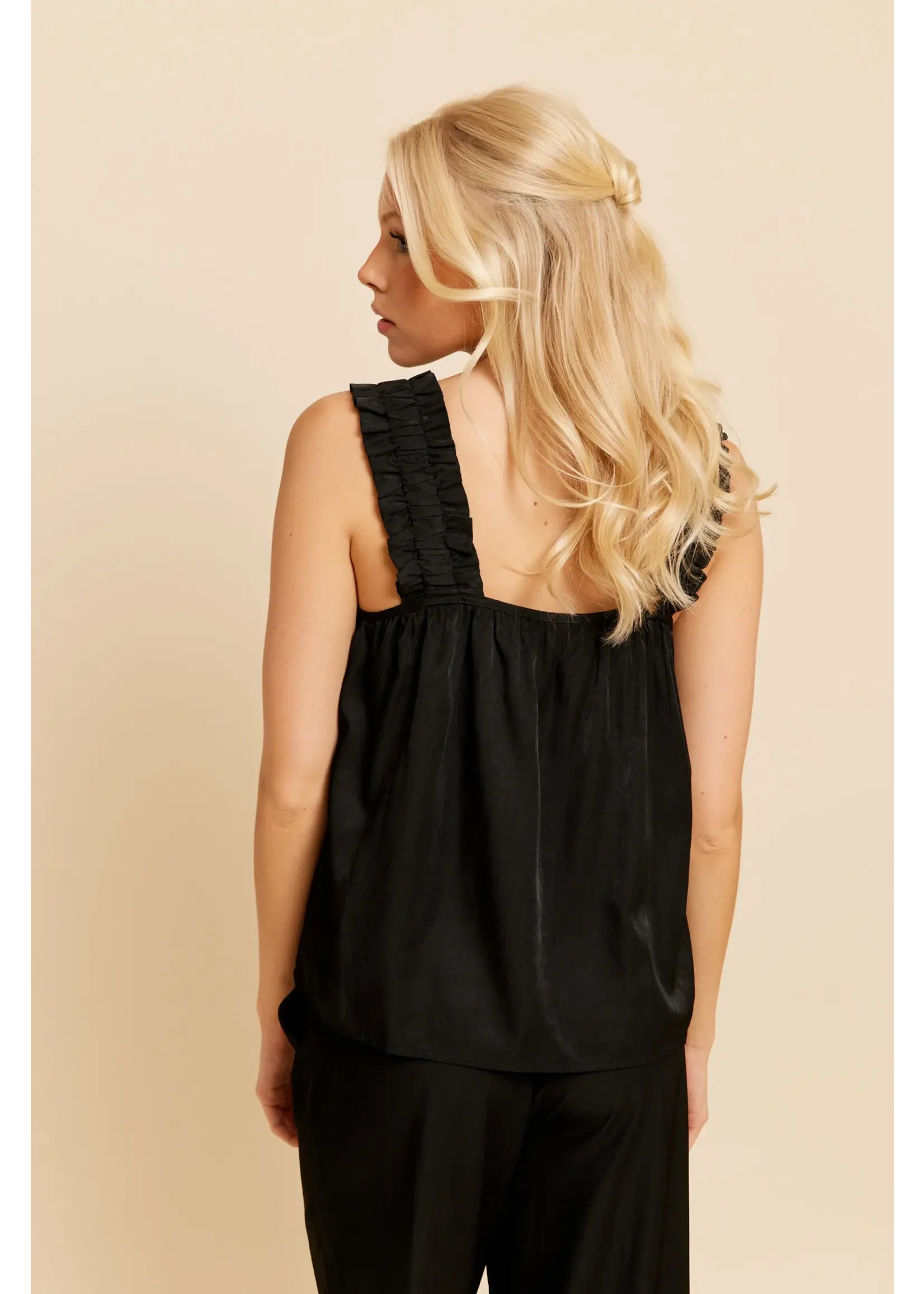 Rut&Circle Rut&Circle - Leonora Top - Zwart