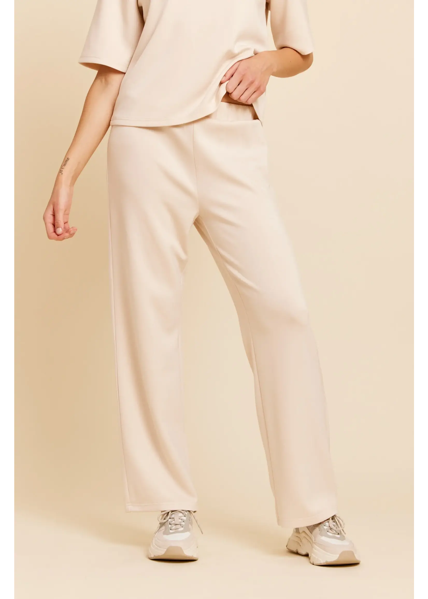 Rut&Circle Rut&Circle - Veronice Broek - Beige