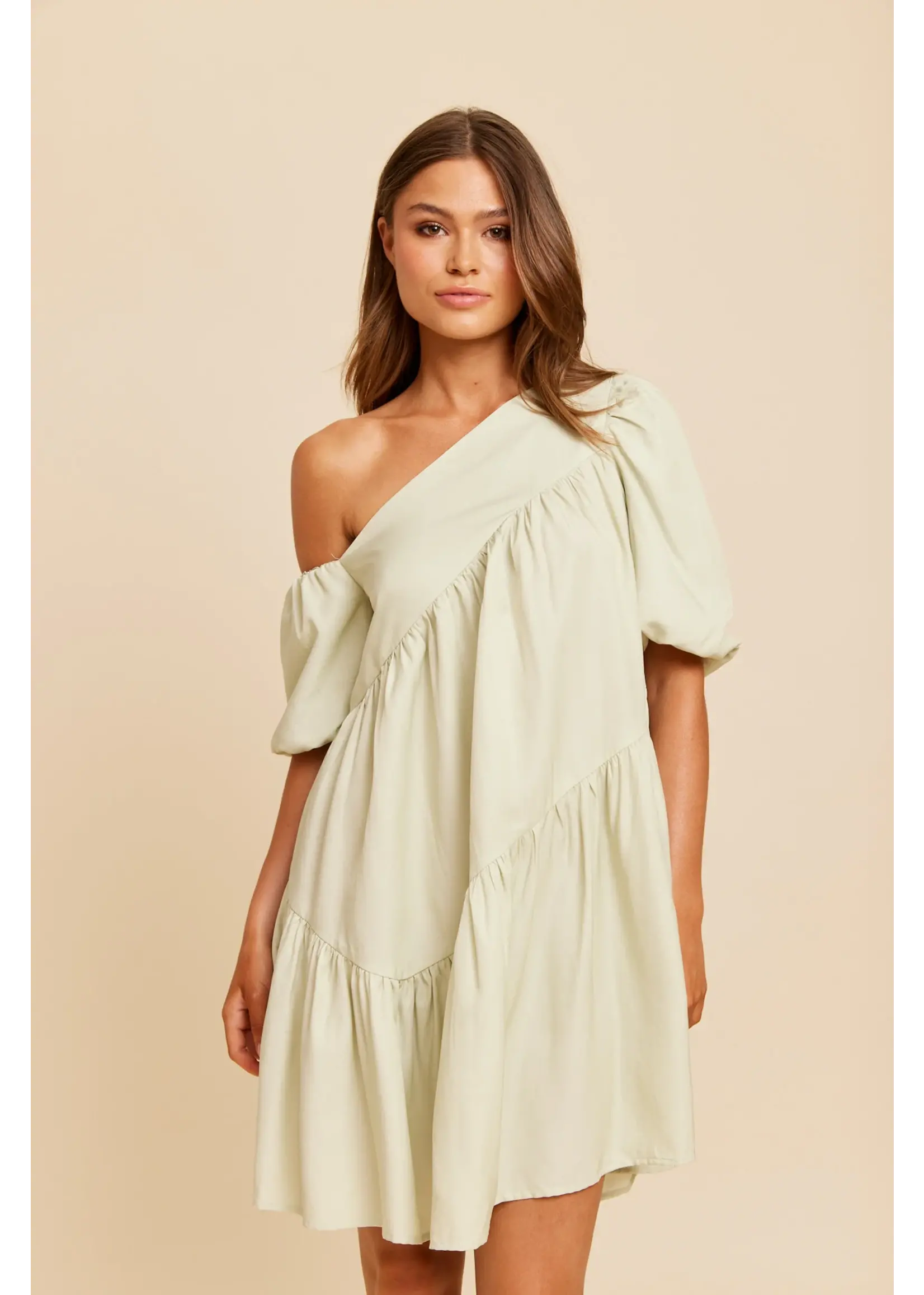 Rut&Circle Rut&Circle - Carin Jurk - Lichtgroen