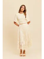 Rut&Circle Rut&Circle - Estrid Rok - Creme