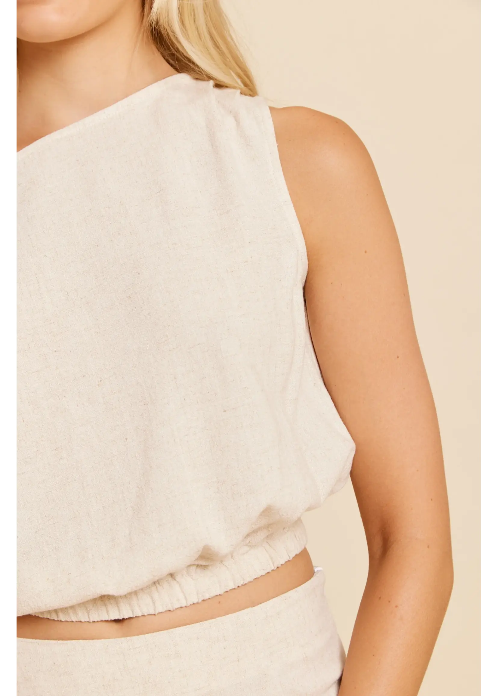 Rut&Circle Rut&Circle - Jolie Top - Beige