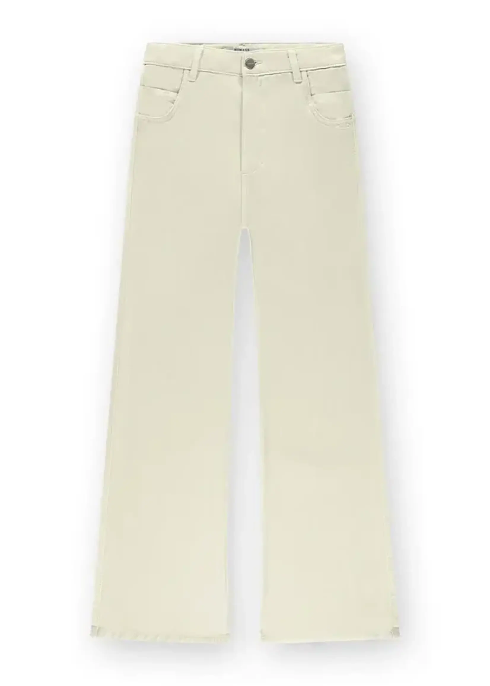 Homage Homage - Flowy Palazzo Jeans - Washed Vanilla