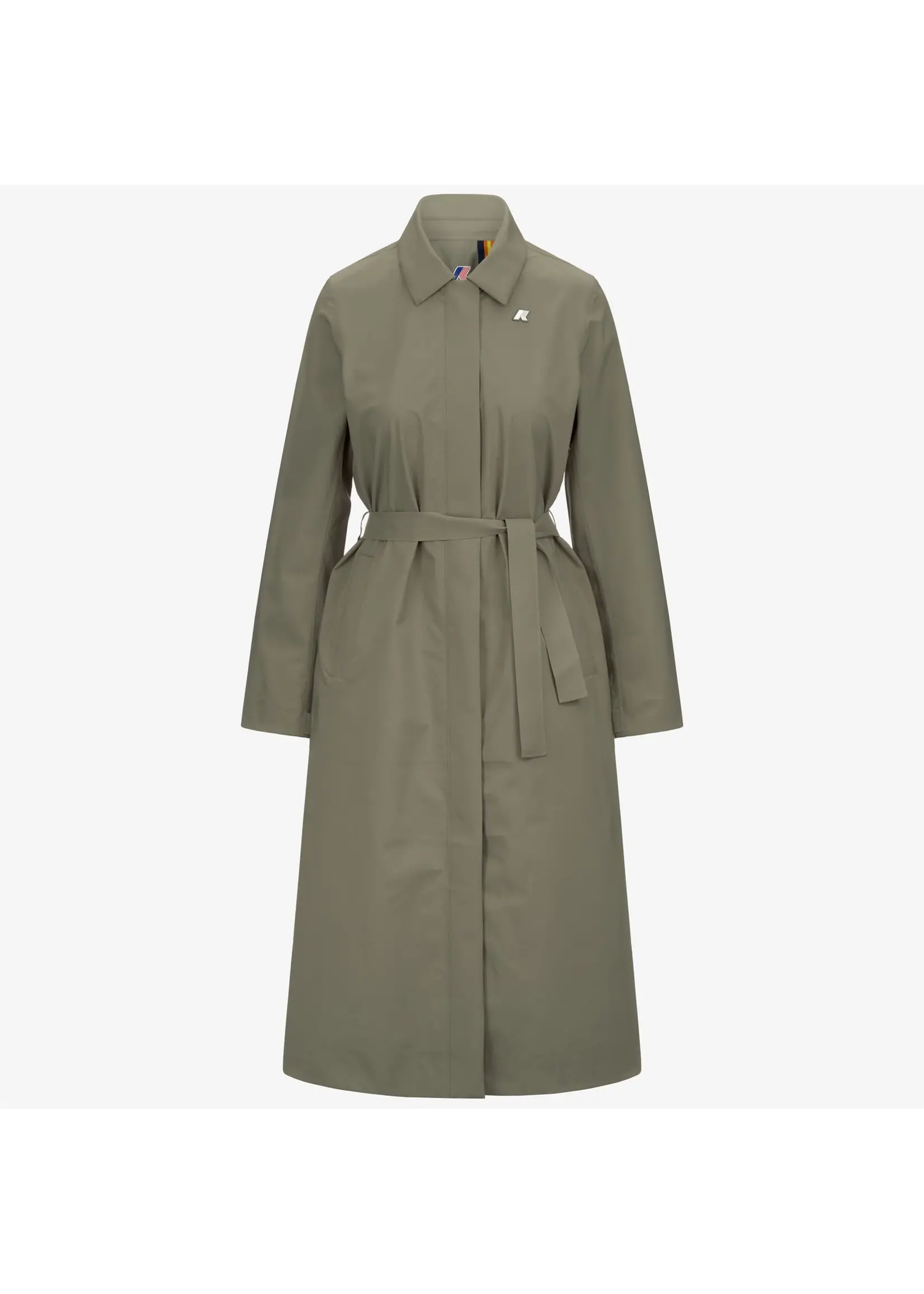 K-WAY K-WAY - Barbara Trenchcoat - Green Linchen