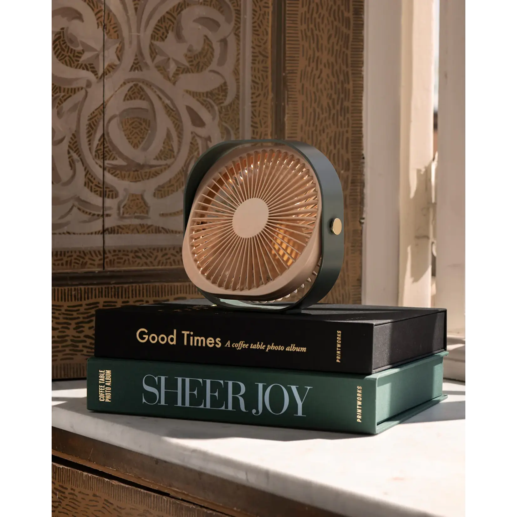 PRINTWORKS PRINTWORKS - Draagbare Ventilator - Groen