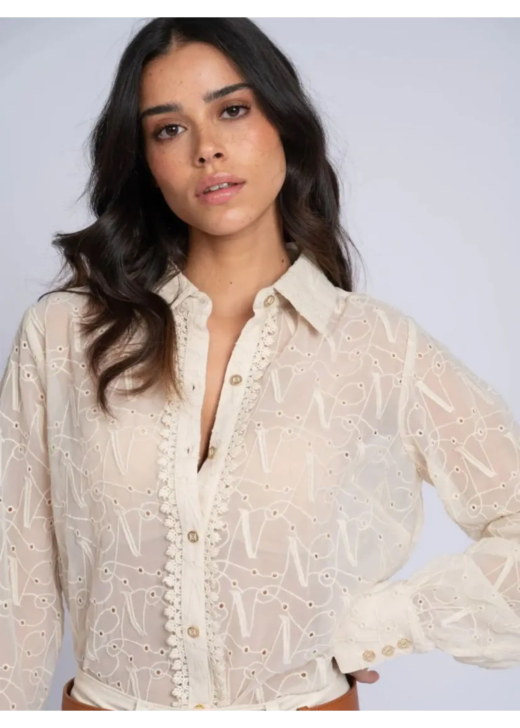 NIKKIE NIKKIE - Inda Blouse - Cream