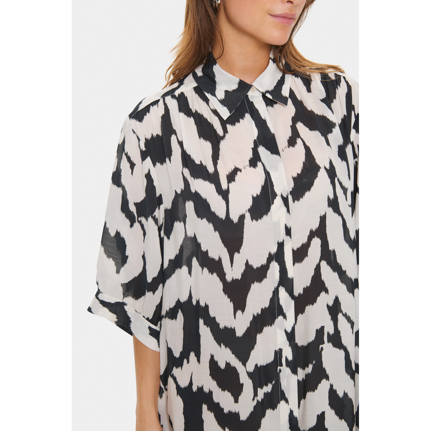 Saint Tropez Saint Tropez - KelsieSZ Jurk - Zwart/Wit