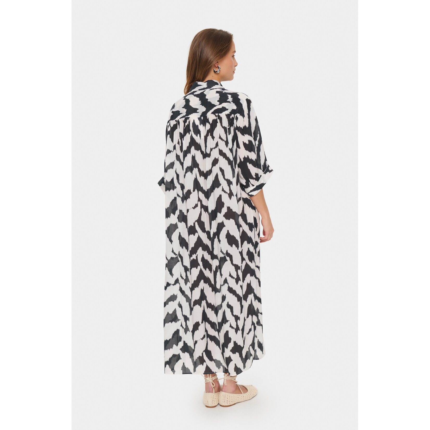 Saint Tropez Saint Tropez - KelsieSZ Jurk - Zwart/Wit