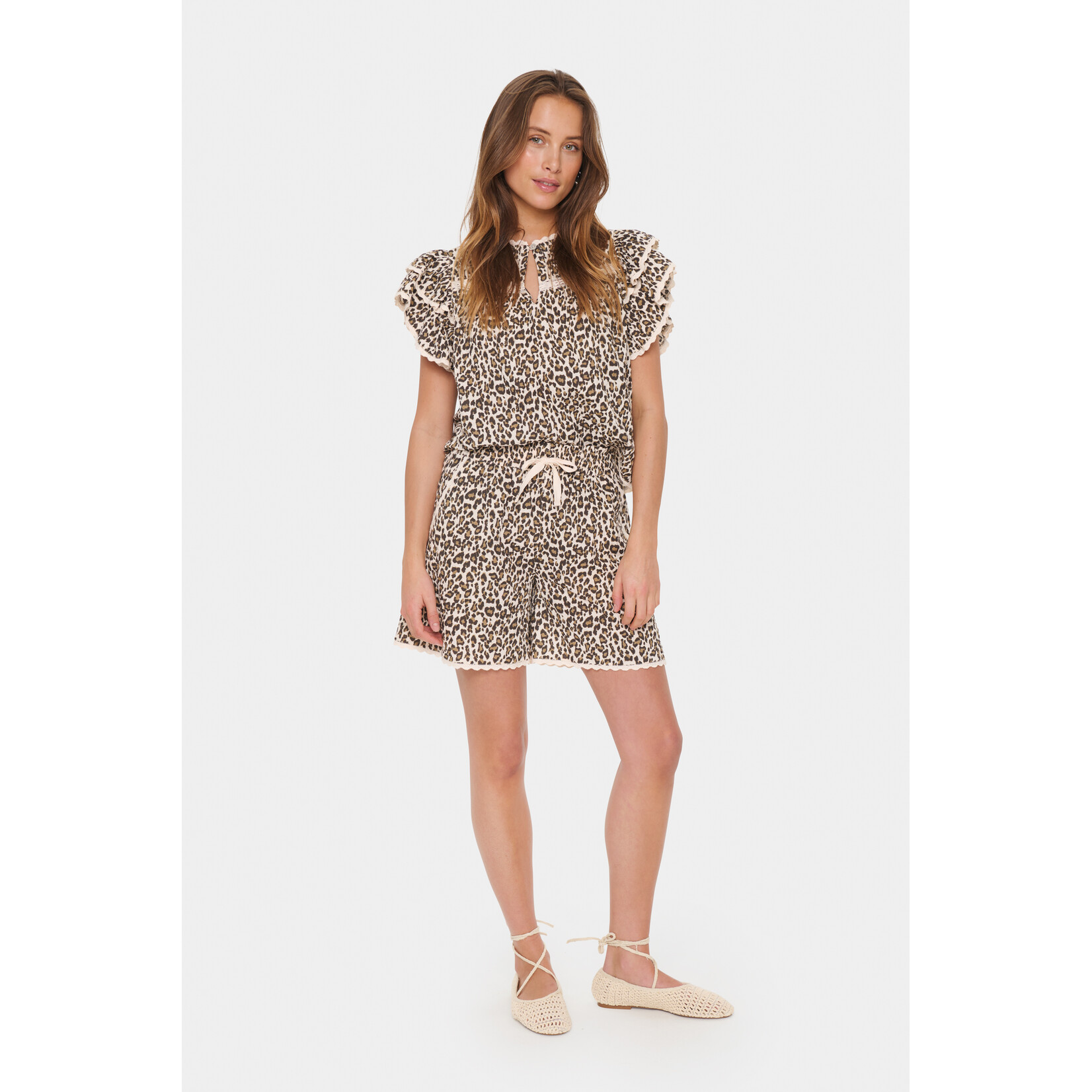 Saint Tropez Saint Tropez - KirbySZ Short - Leopard