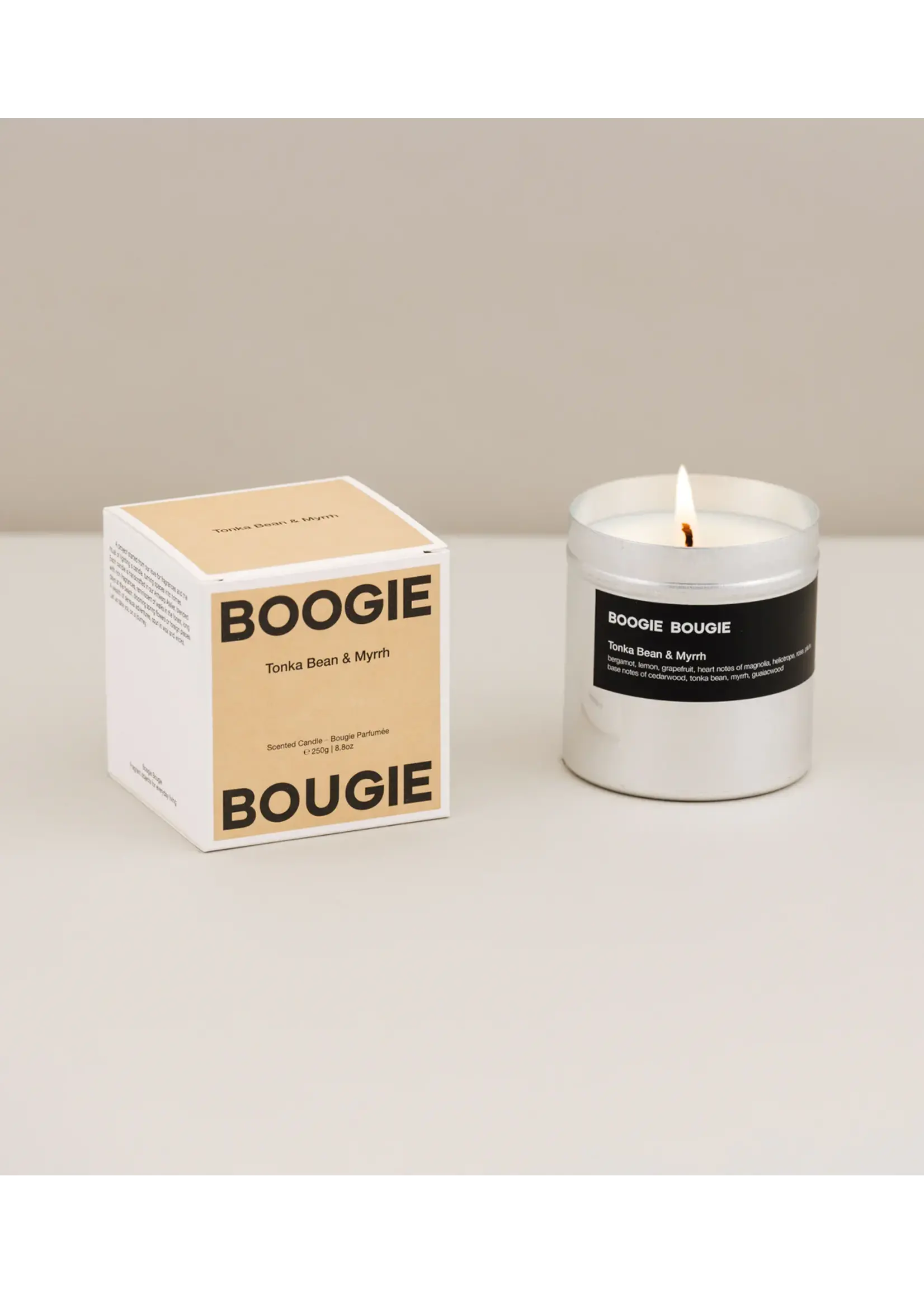 Boogie Bougie Boogie Bougie - Geurkaars 'Tonka Bean &  Myrrh'