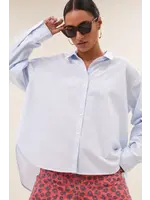 By-Bar By-Bar - Flo Chambray Blouse - Lichtblauw