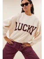 By-Bar By-Bar - Bibi Patchwork Sweater - Oyster Melee