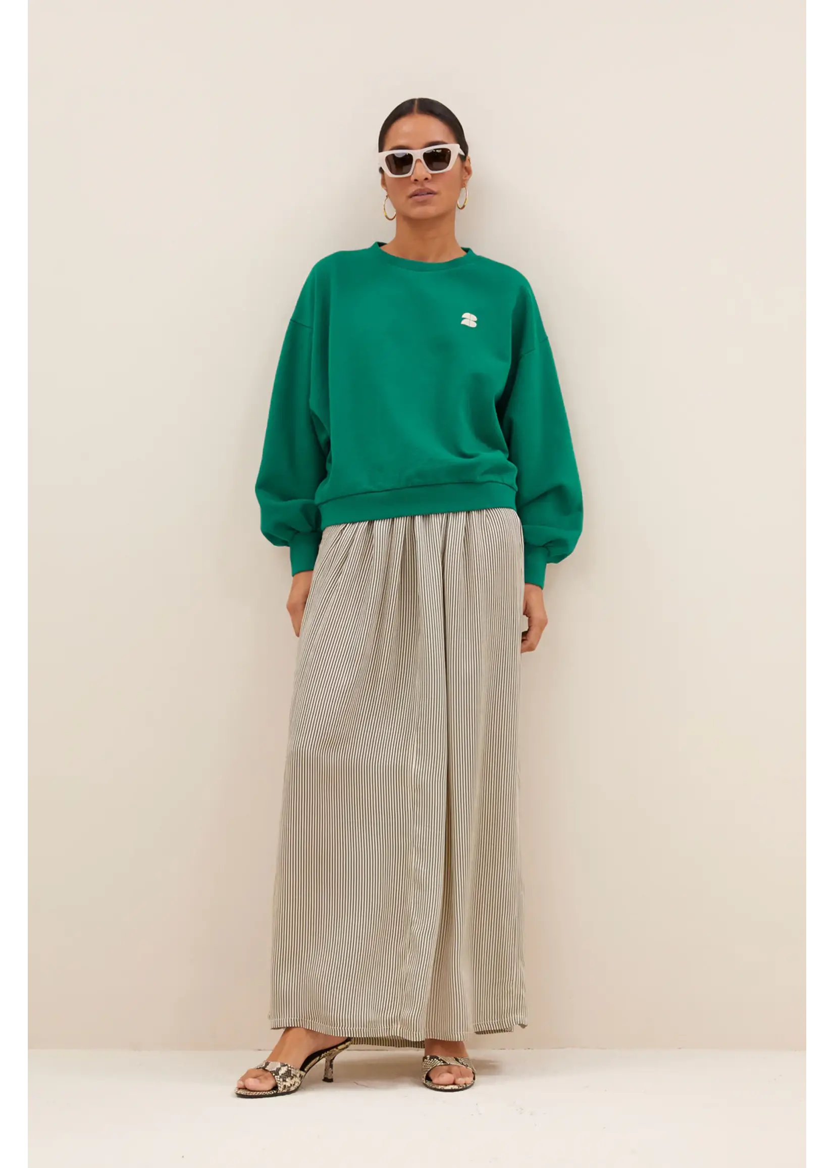 By-Bar By-Bar - Bibi Dictionary Sweater - Groen