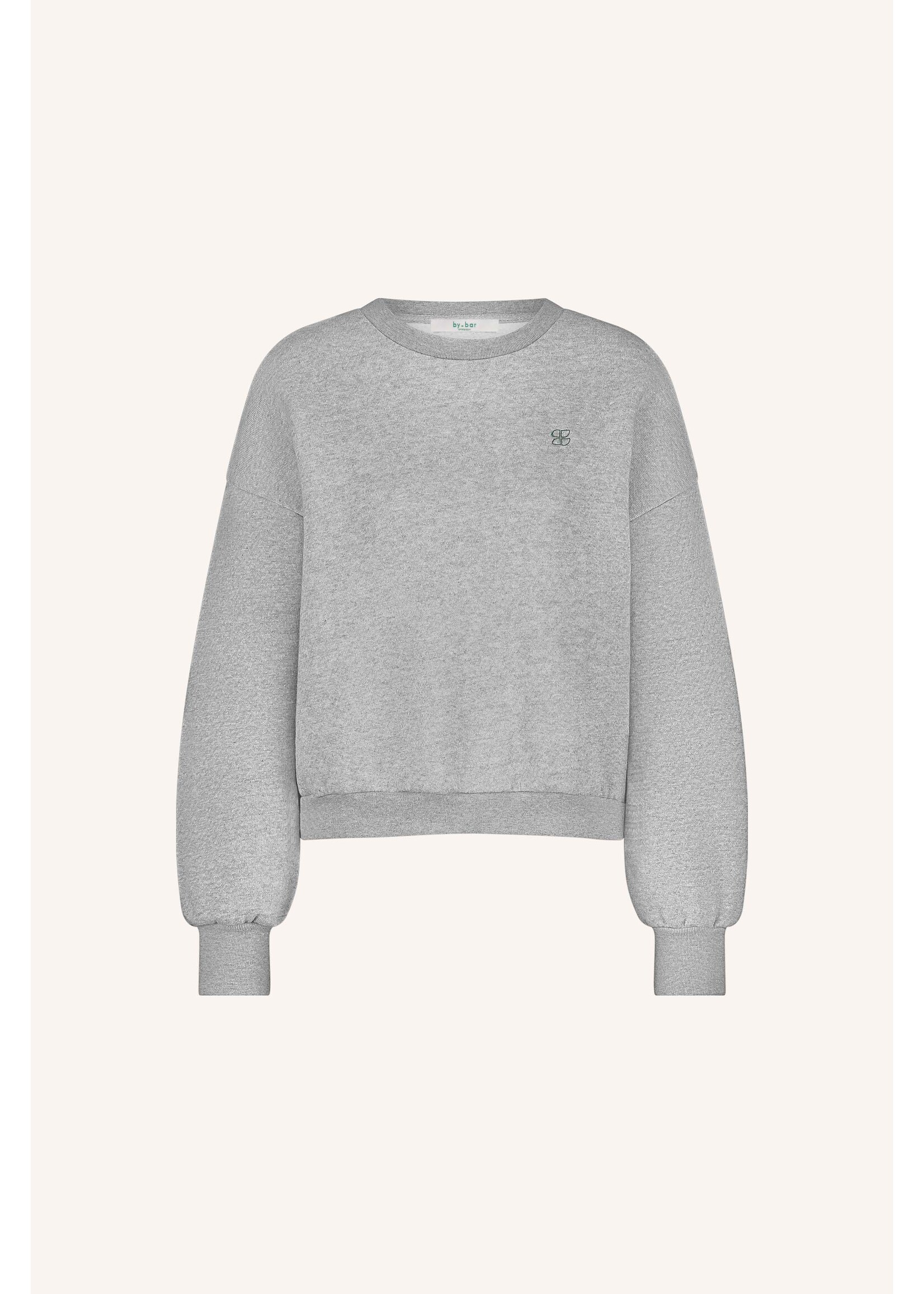 By-Bar By-Bar - Bibi Lucky Curve Sweater - Grijs
