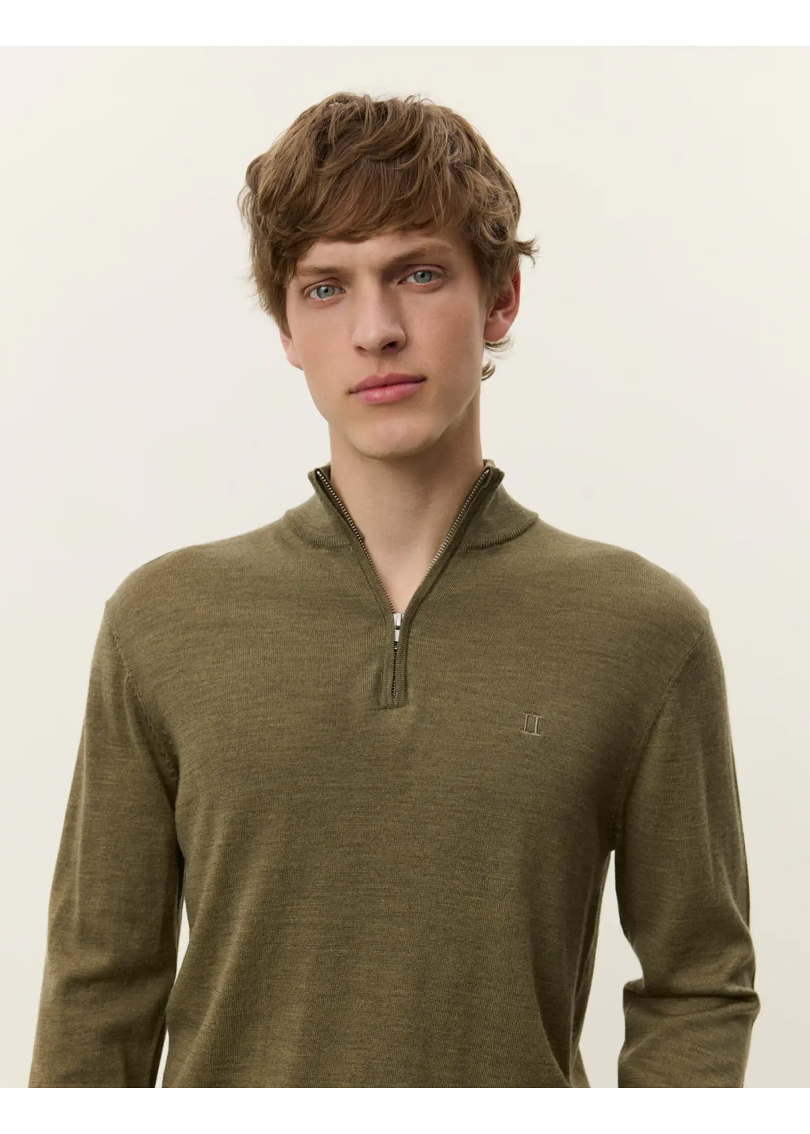 Les Deux Les Deux - Greyson Half-Zip Merino Knit - Verschillende Kleuren