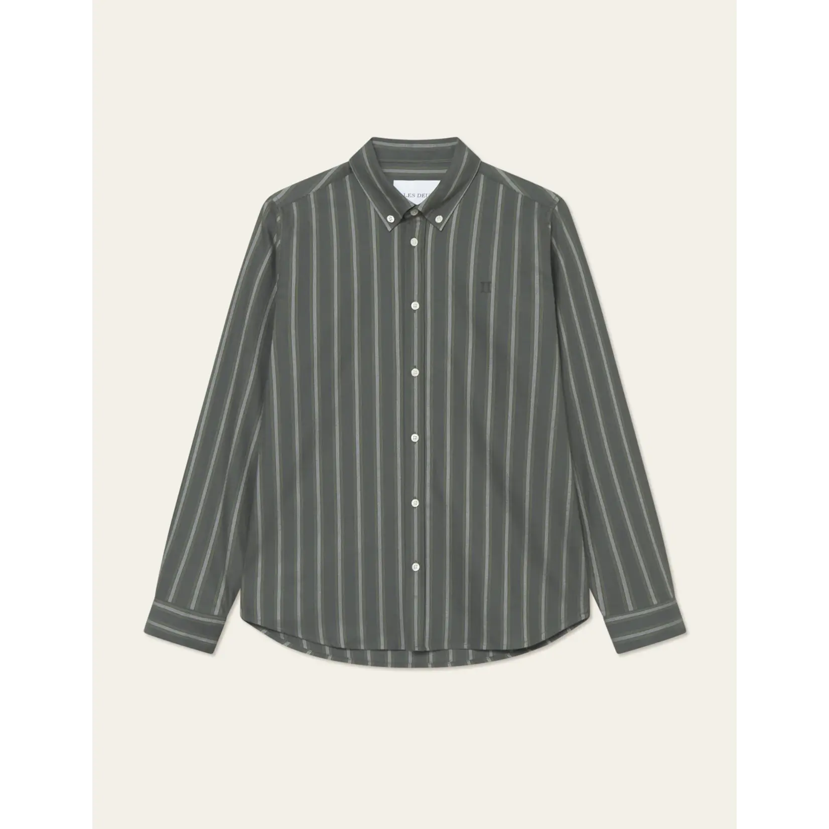 Les Deux Les Deux - Konrad Striped Oxford Shirt - Verschillende kleuren verkrijgbaar