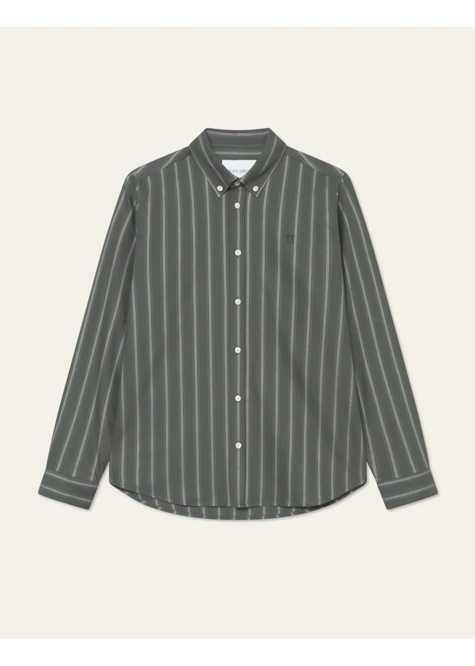 Les Deux Les Deux - Konrad Striped Oxford Shirt - Verschillende kleuren verkrijgbaar