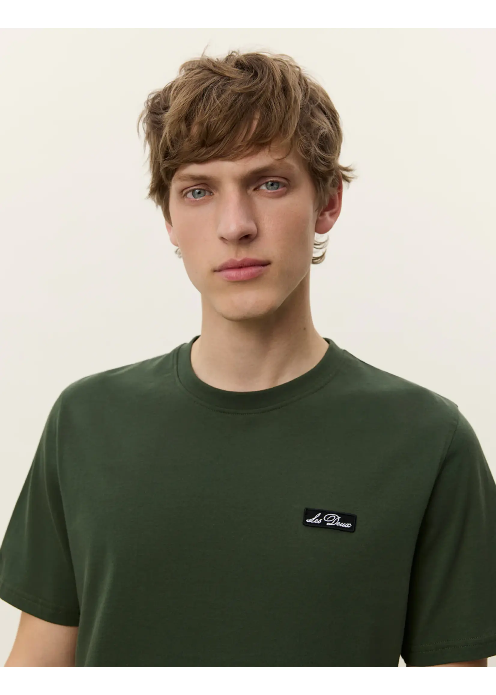 Les Deux Les Deux - Patch T-shirt - Verschillende Kleuren