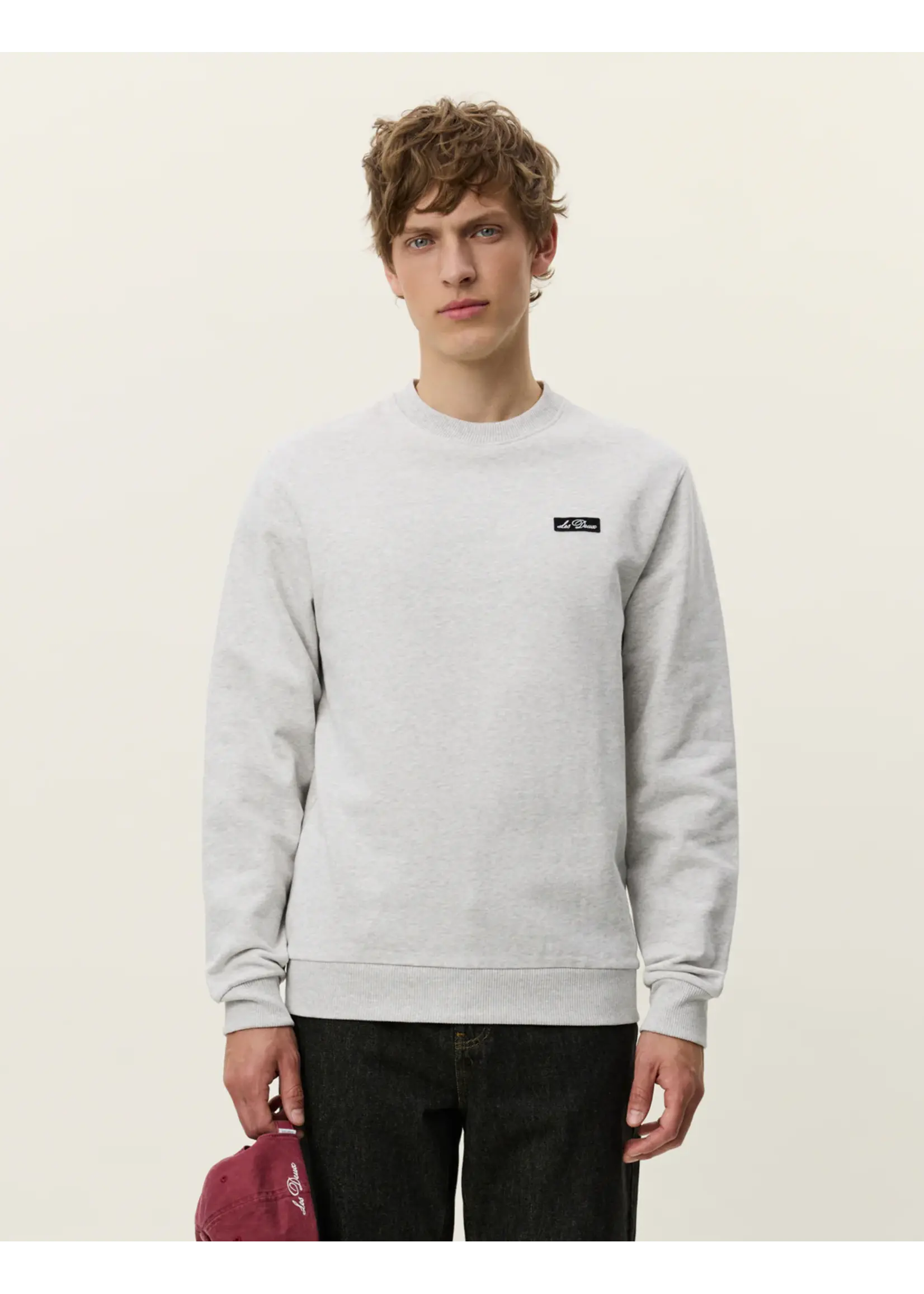 Les Deux Les Deux - Patch Sweatshirt - Snow Melange