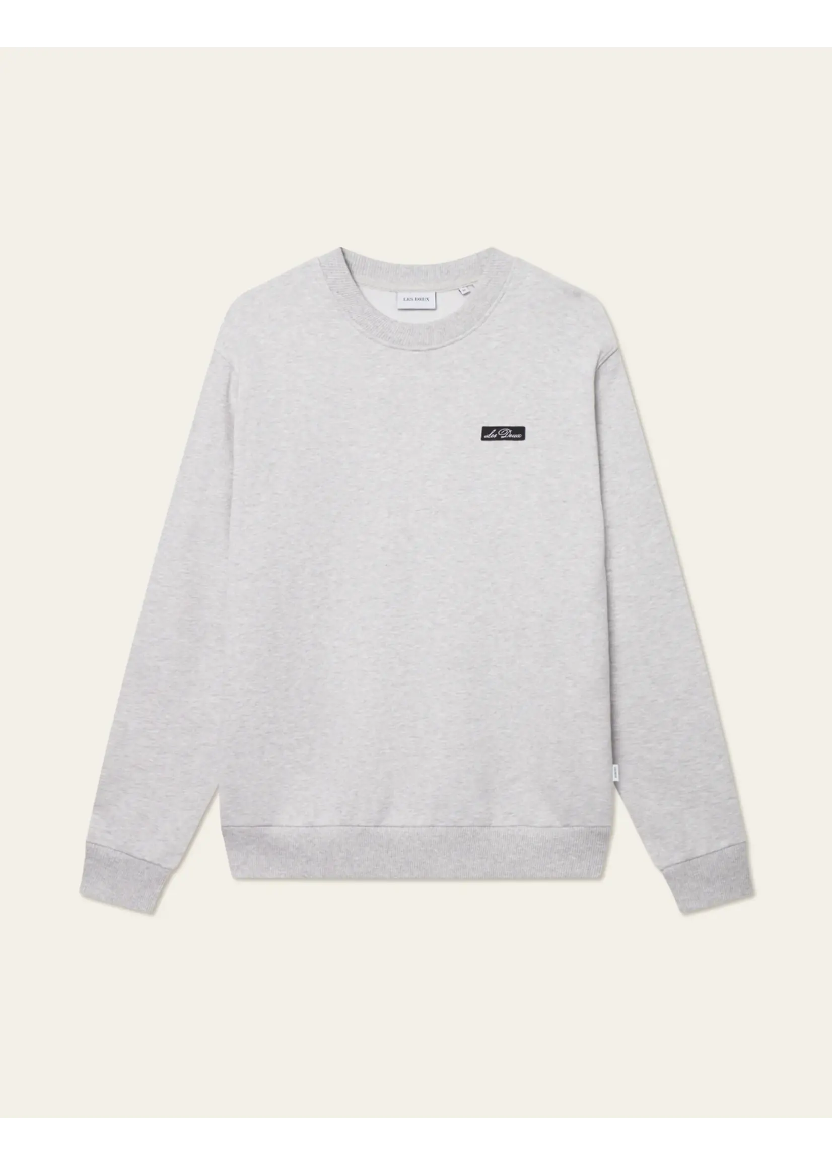 Les Deux Les Deux - Patch Sweatshirt - Snow Melange