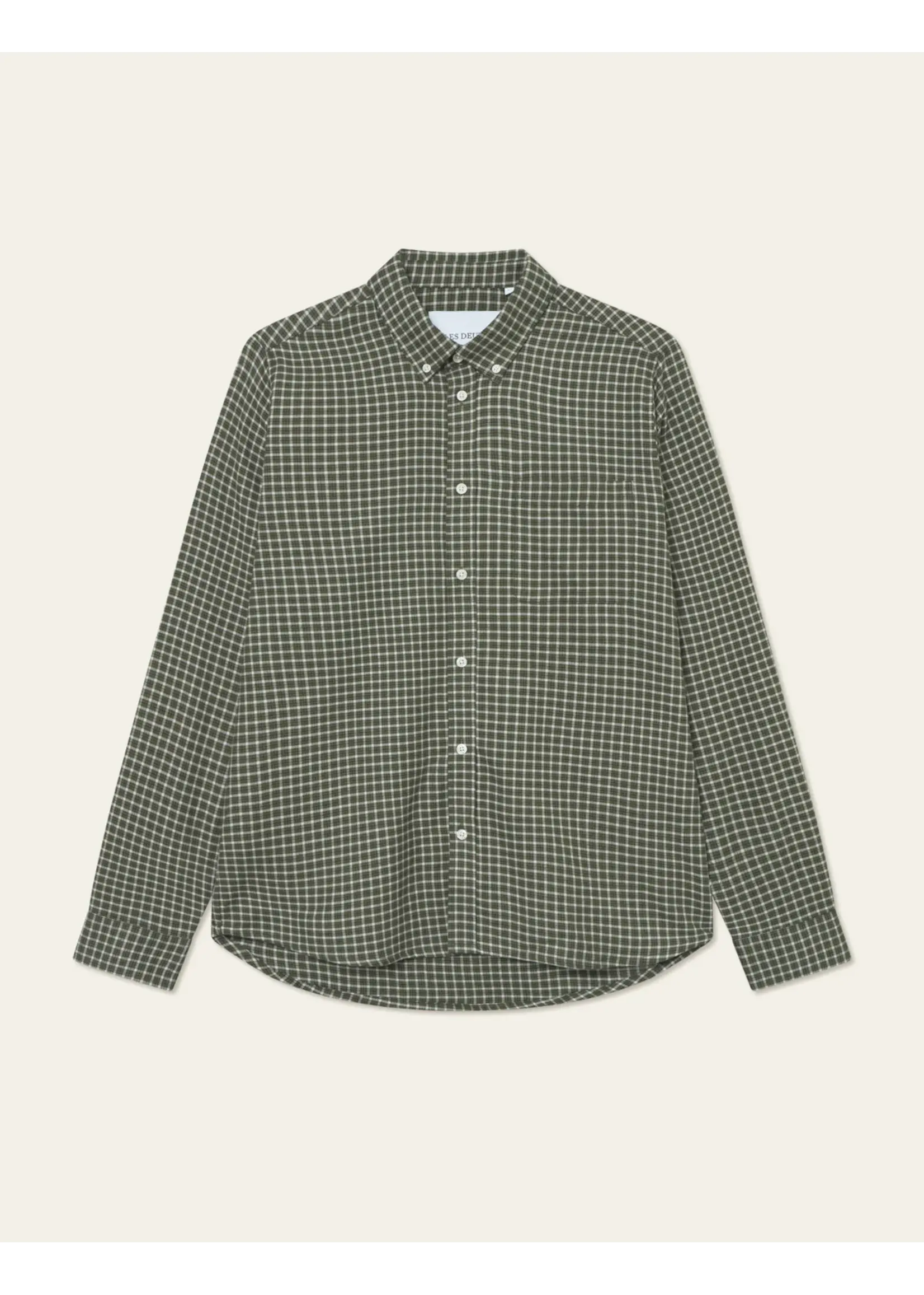 Les Deux Les Deux - Konrad Check Flannel Shirt - Light Sand