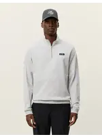 Les Deux Les Deux - Patch Half-Zip Sweatshirt - Snow Melange