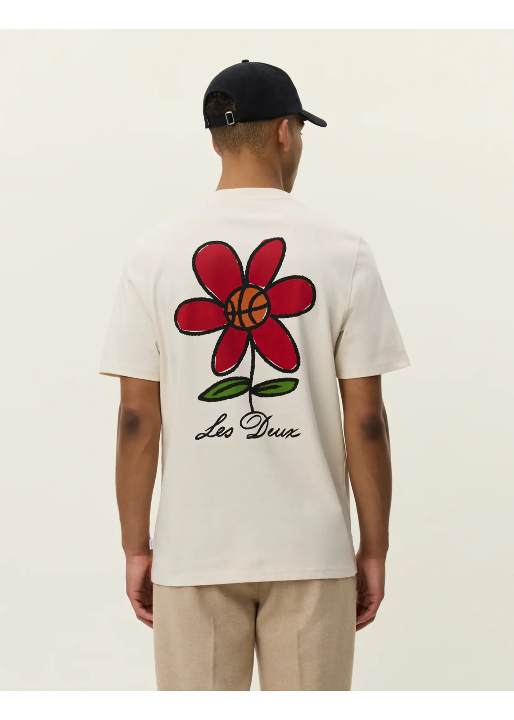 Les Deux Les Deux - Flower Basket T-shirt - Ivory