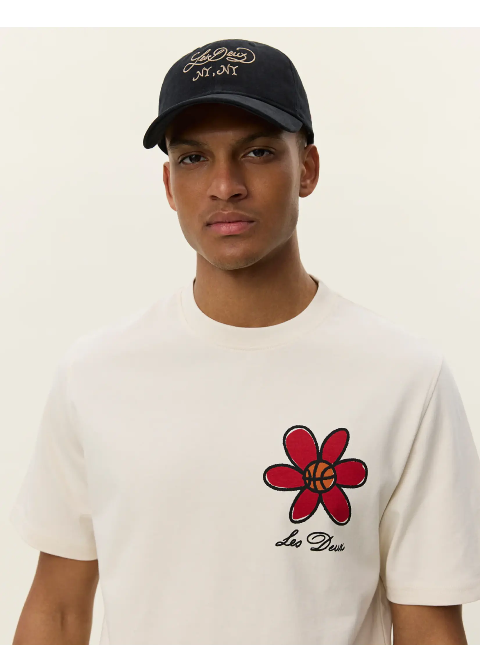 Les Deux Les Deux - Flower Basket T-shirt - Ivory