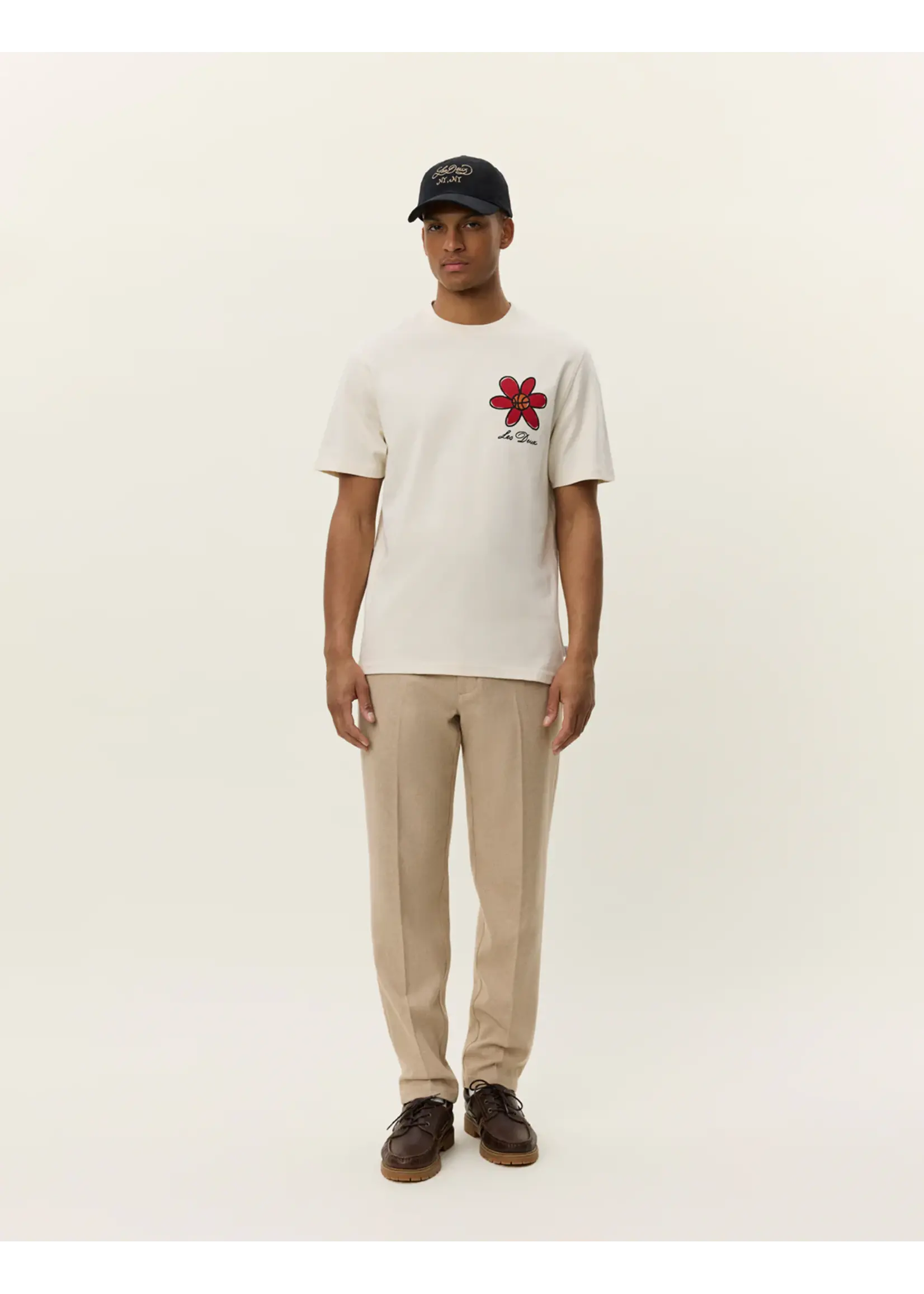 Les Deux Les Deux - Flower Basket T-shirt - Ivory