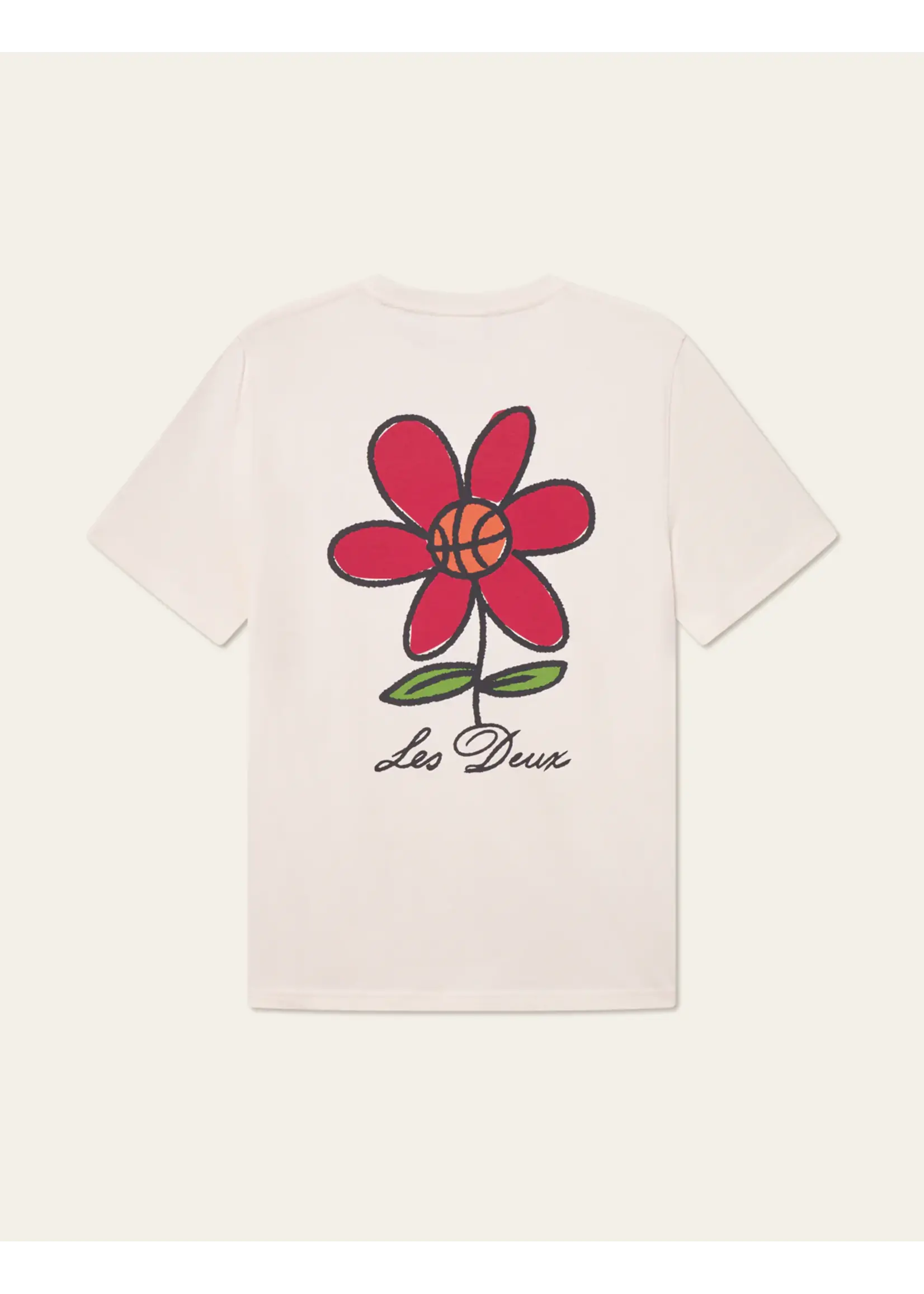 Les Deux Les Deux - Flower Basket T-shirt - Ivory