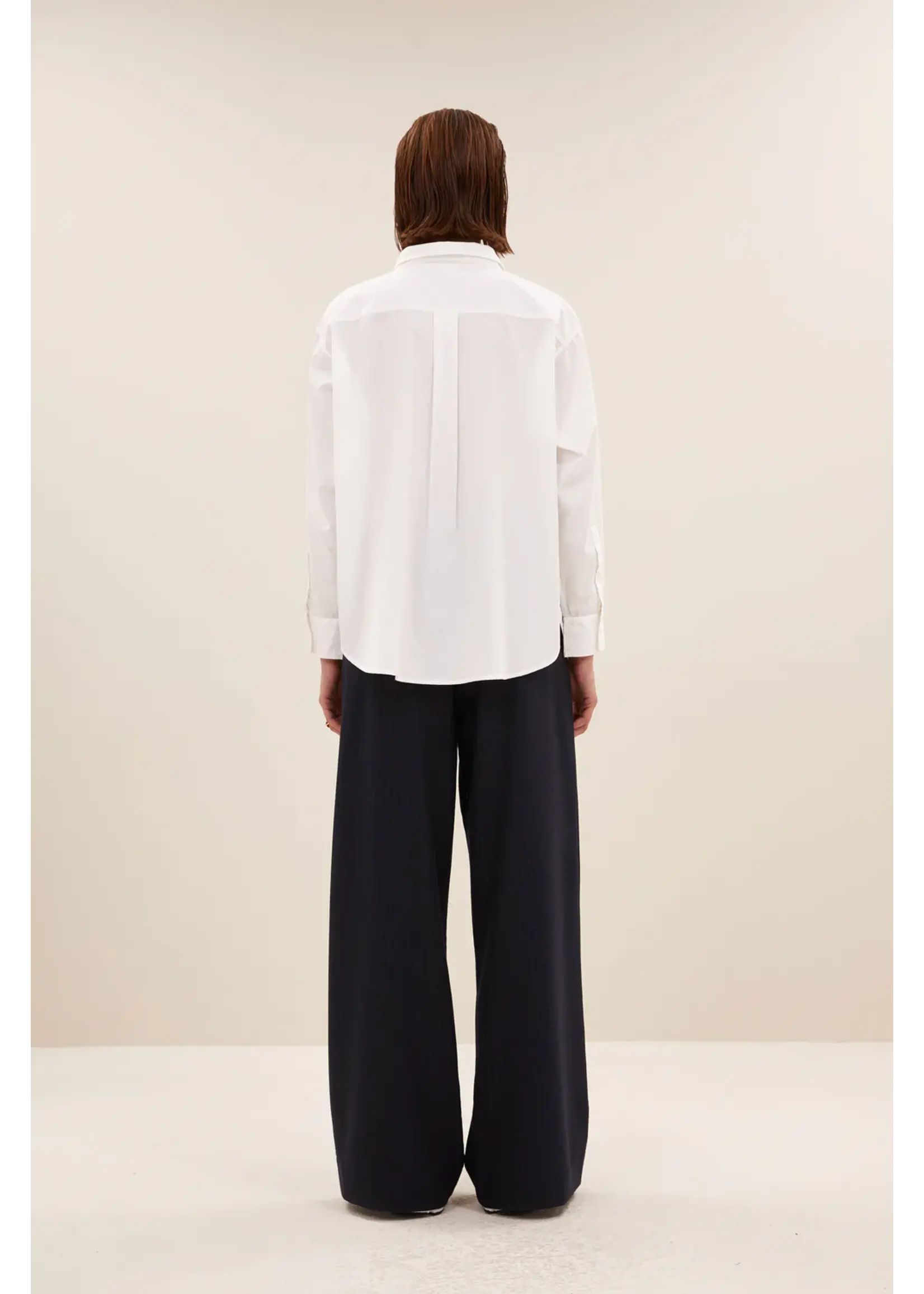 By-Bar By-Bar- Flo Poplin Blouse - Wit