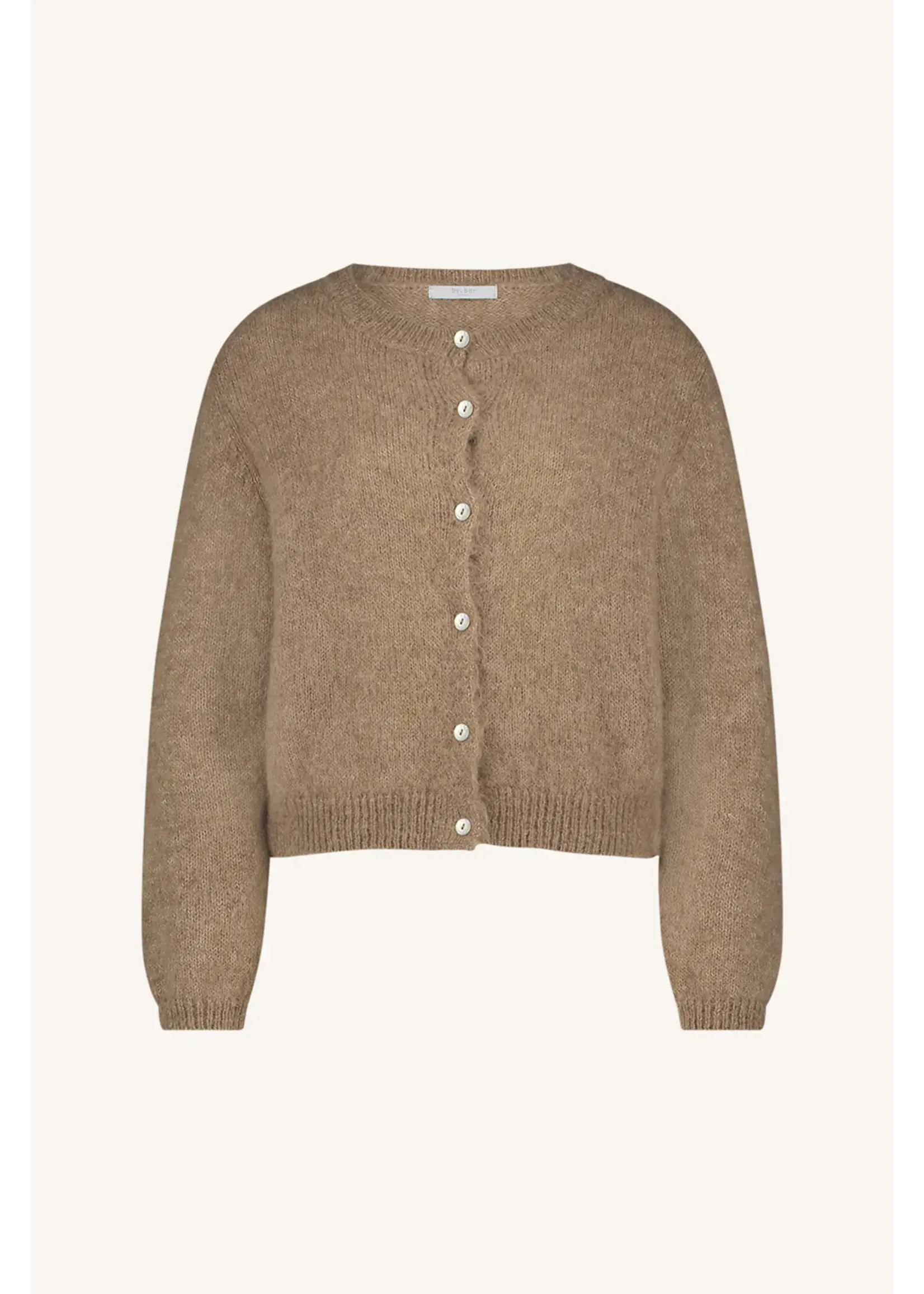 By-Bar By-Bar- Cleo Natural Cardigan - Biscuit