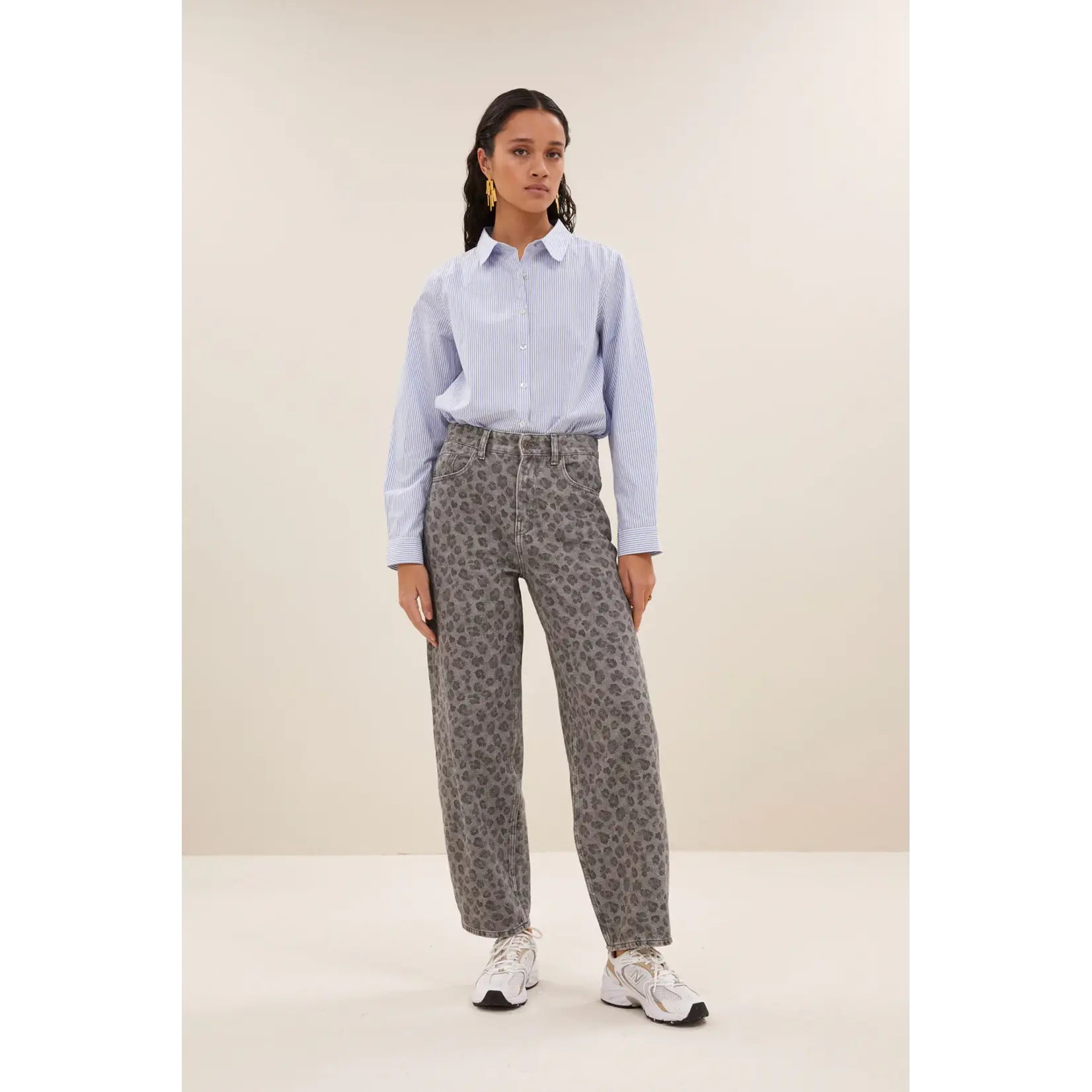 By-Bar By-Bar- Joly Blue Stripe Blouse - Sky