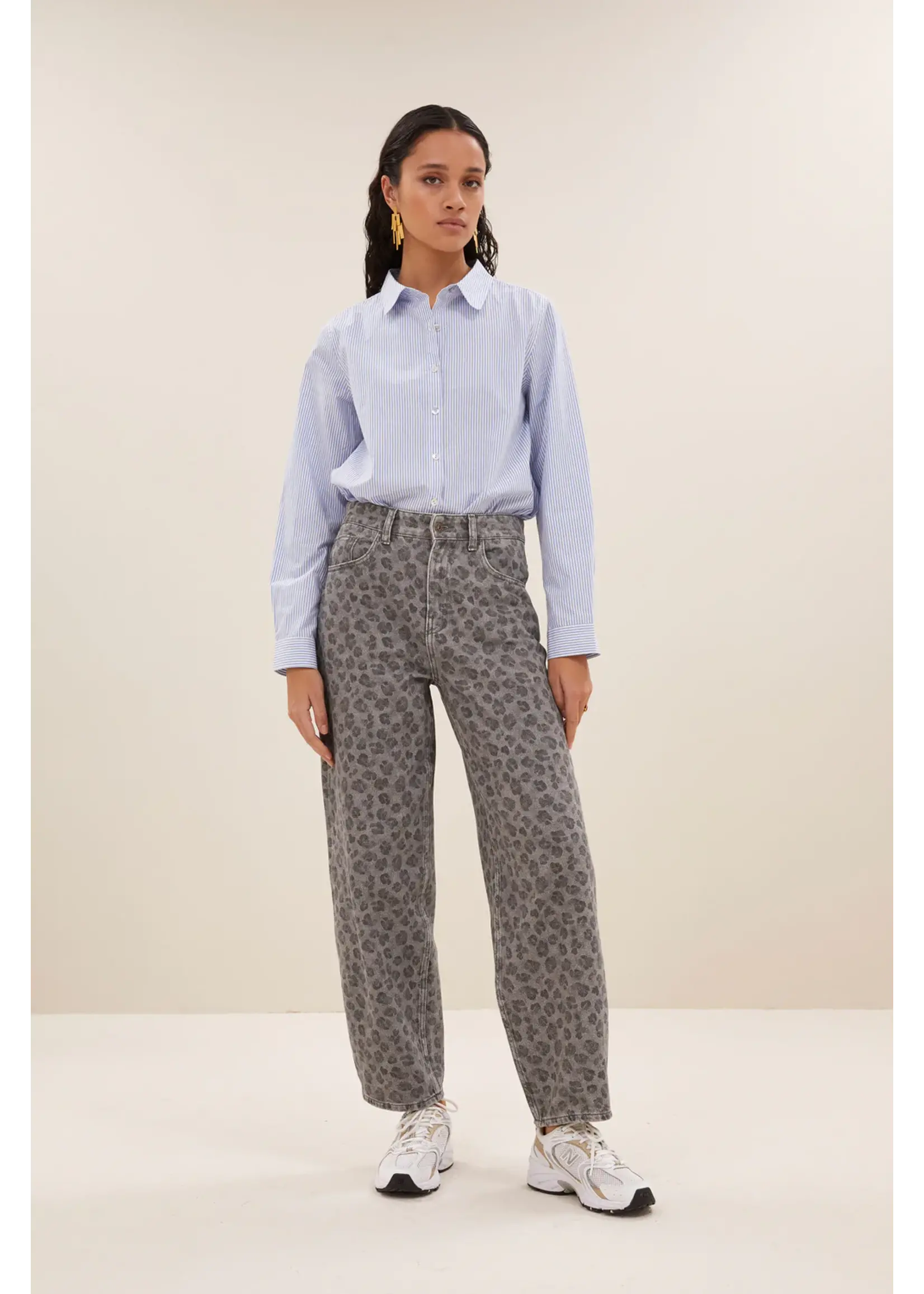 By-Bar By-Bar- Joly Blue Stripe Blouse - Sky