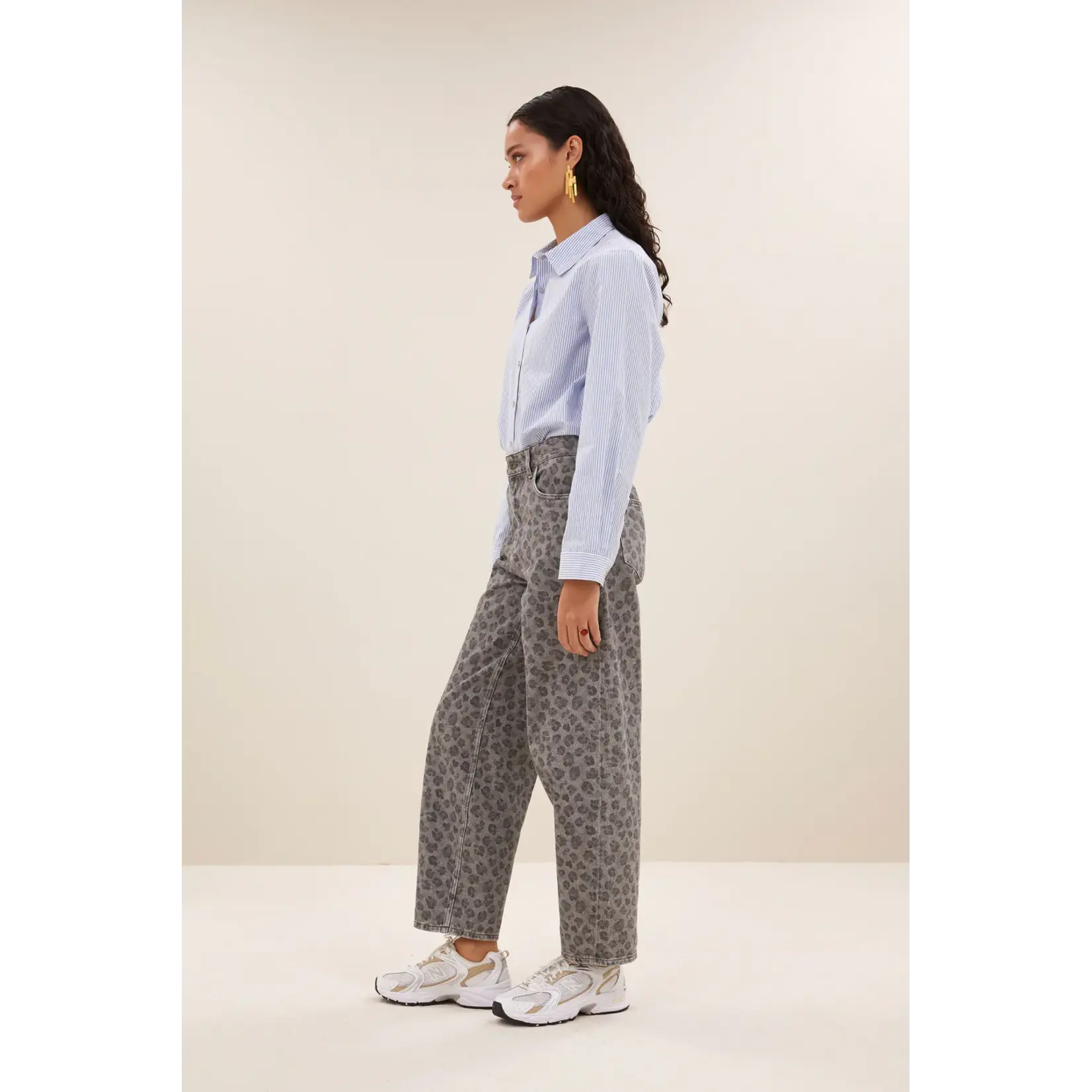 By-Bar By-Bar- Joly Blue Stripe Blouse - Sky