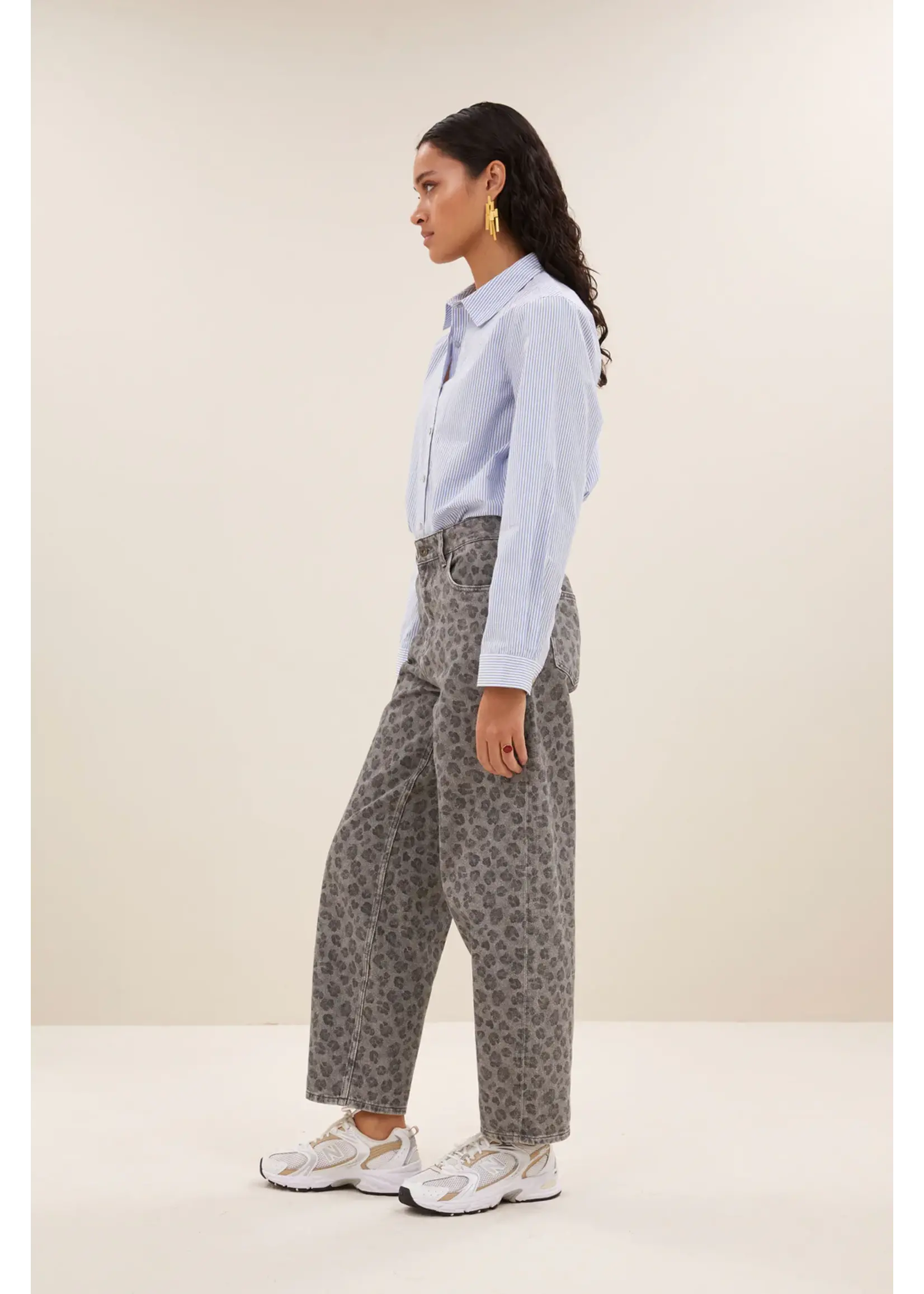 By-Bar By-Bar- Joly Blue Stripe Blouse - Sky